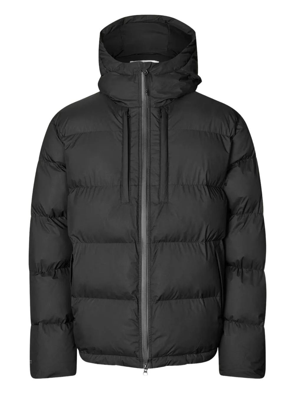 hooded puffer jacket - 1