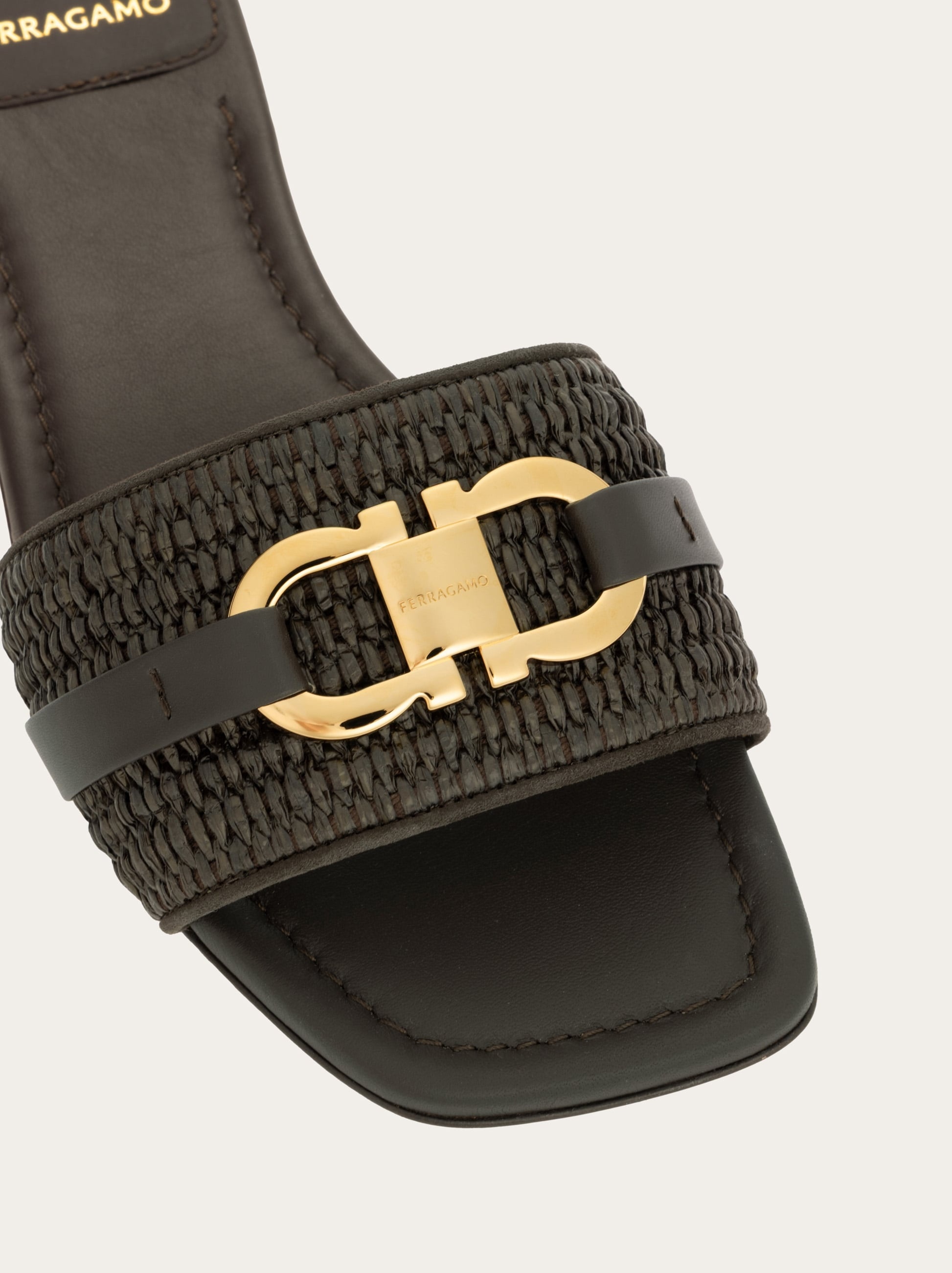 Gancini buckle slide - 5