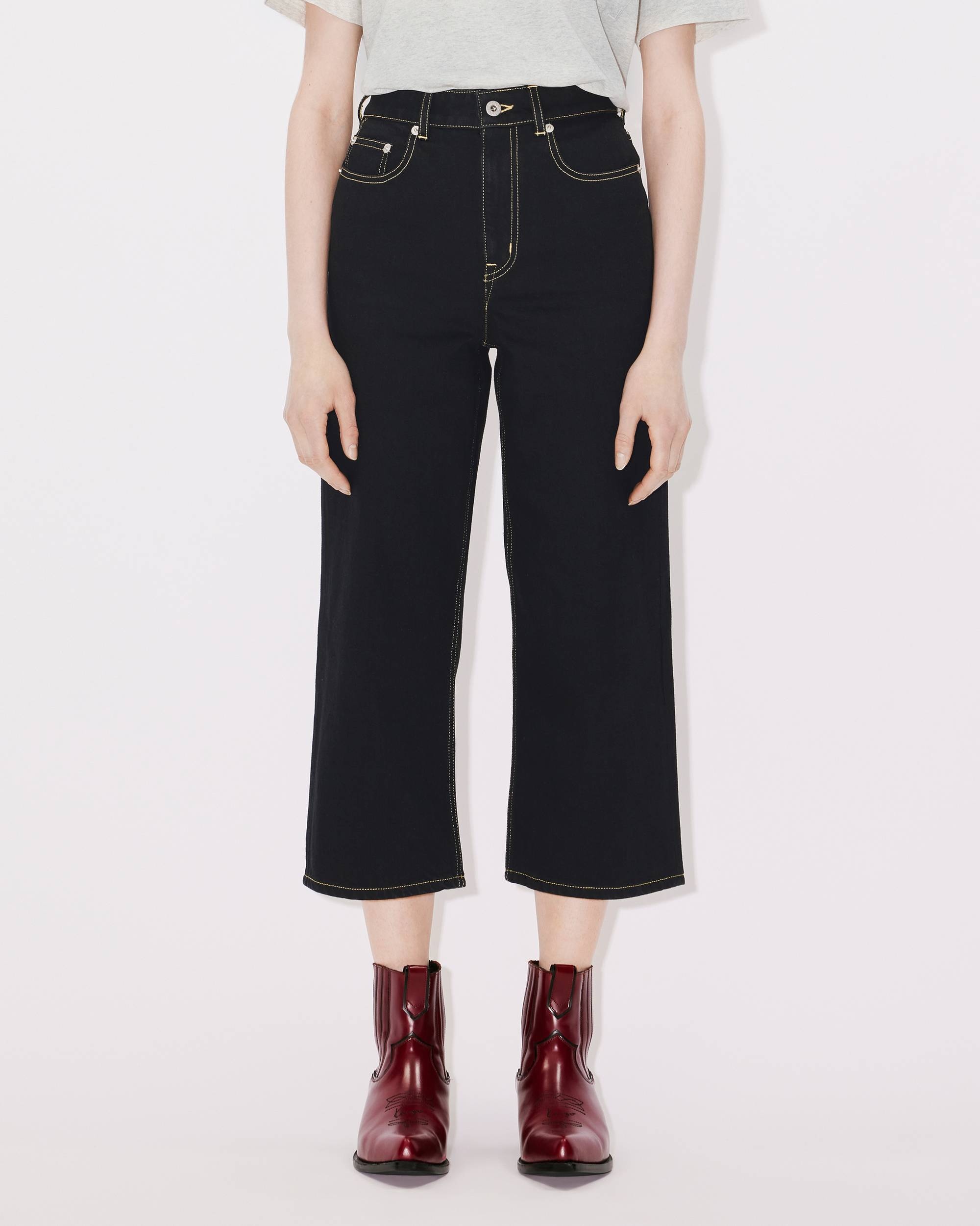 SUMIRE cropped jeans - 4