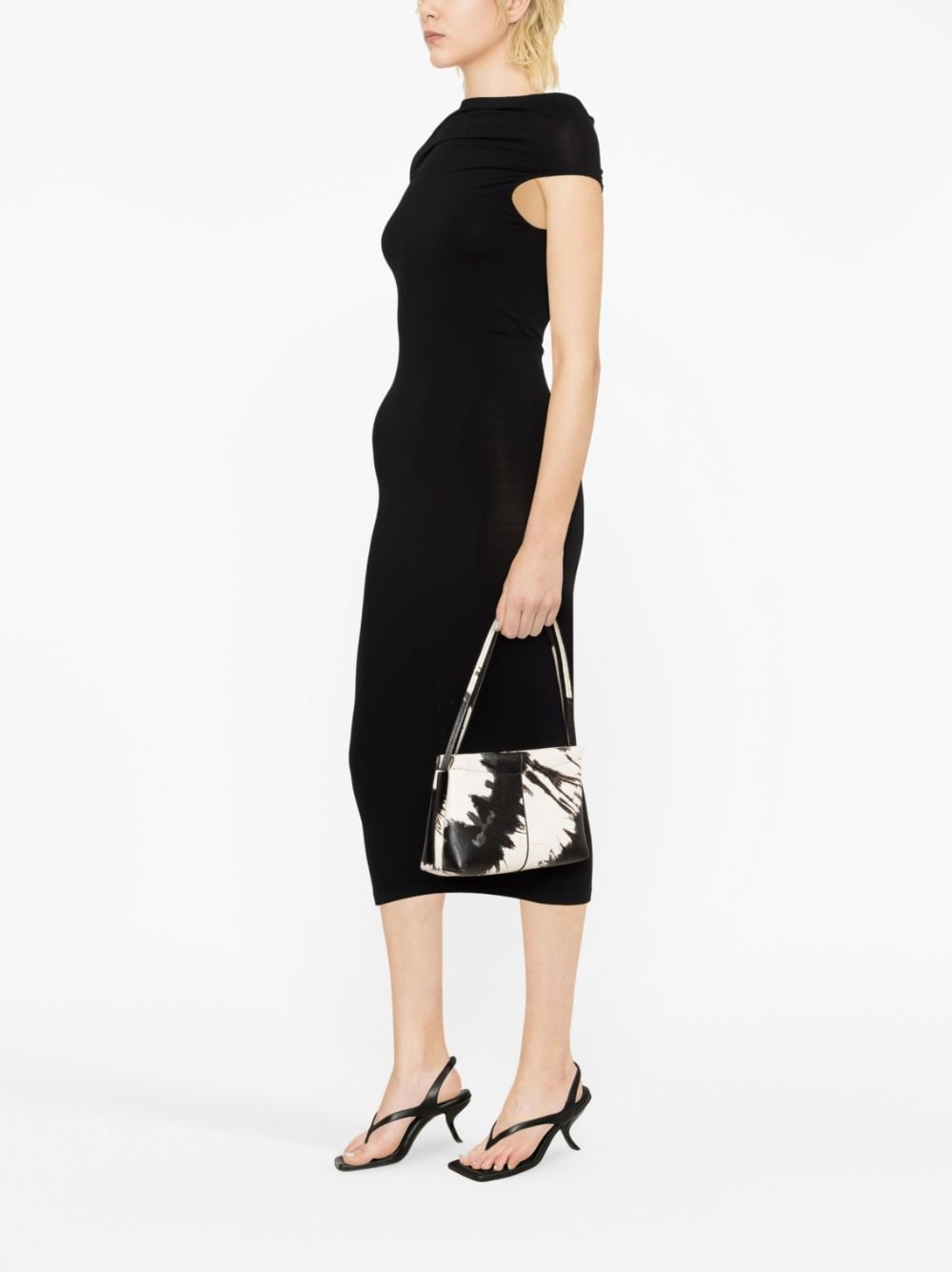 Fatal Cut Out midi dress - 4