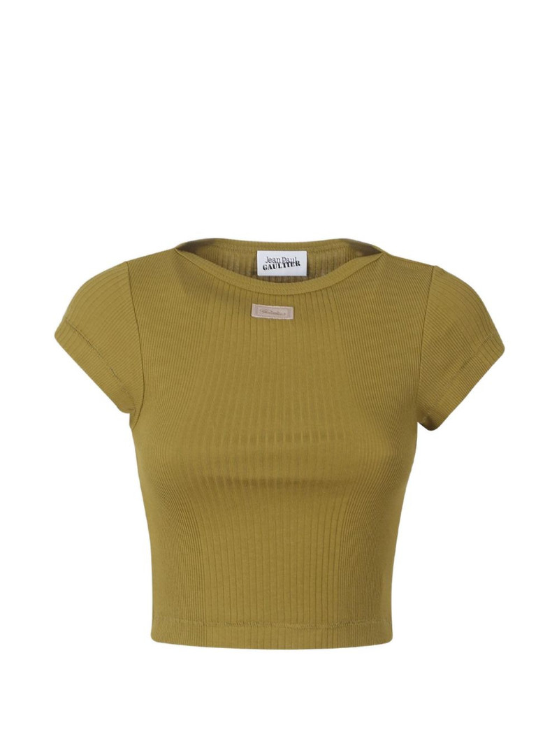 ribbed patch baby T-shirt 1