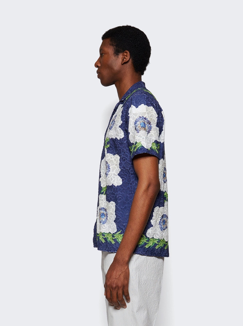 Maitan Broderie Shirt Night Iris - 3