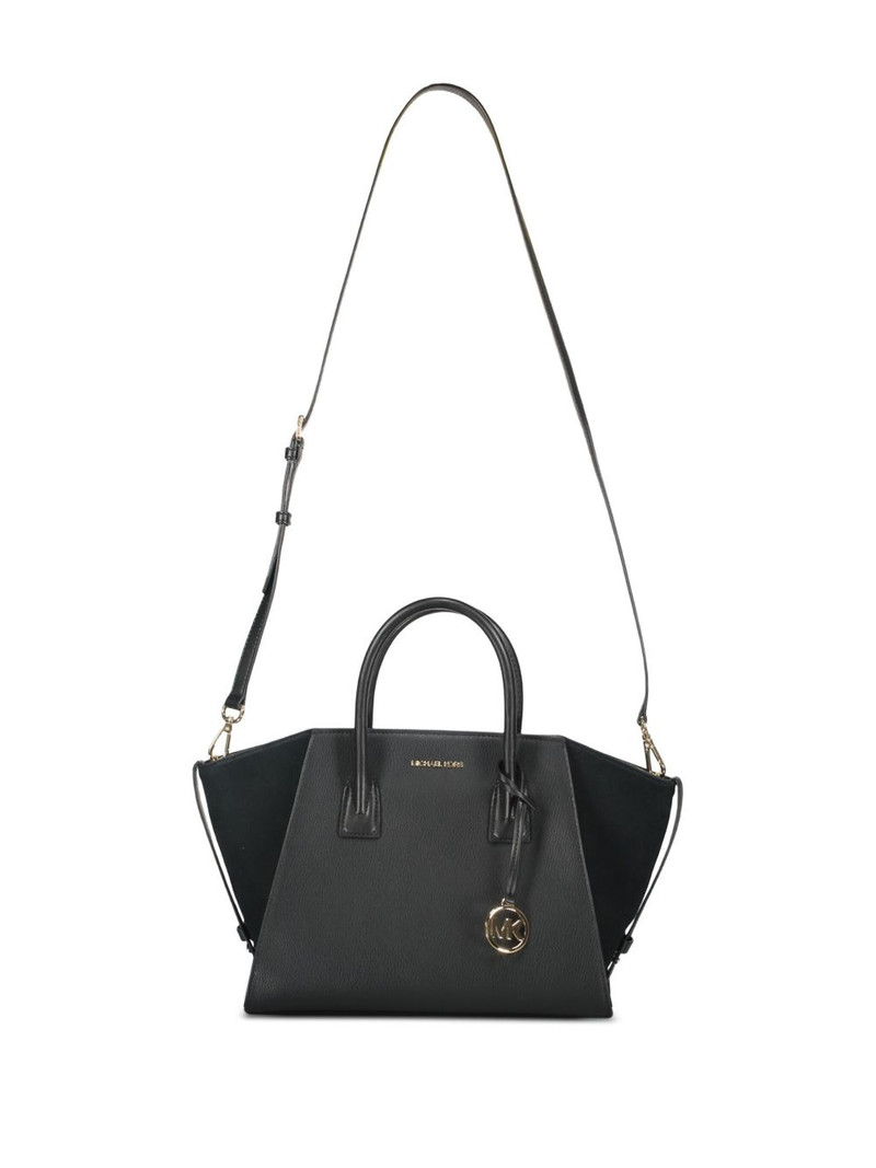 Avril leather top-zip tote bag 5