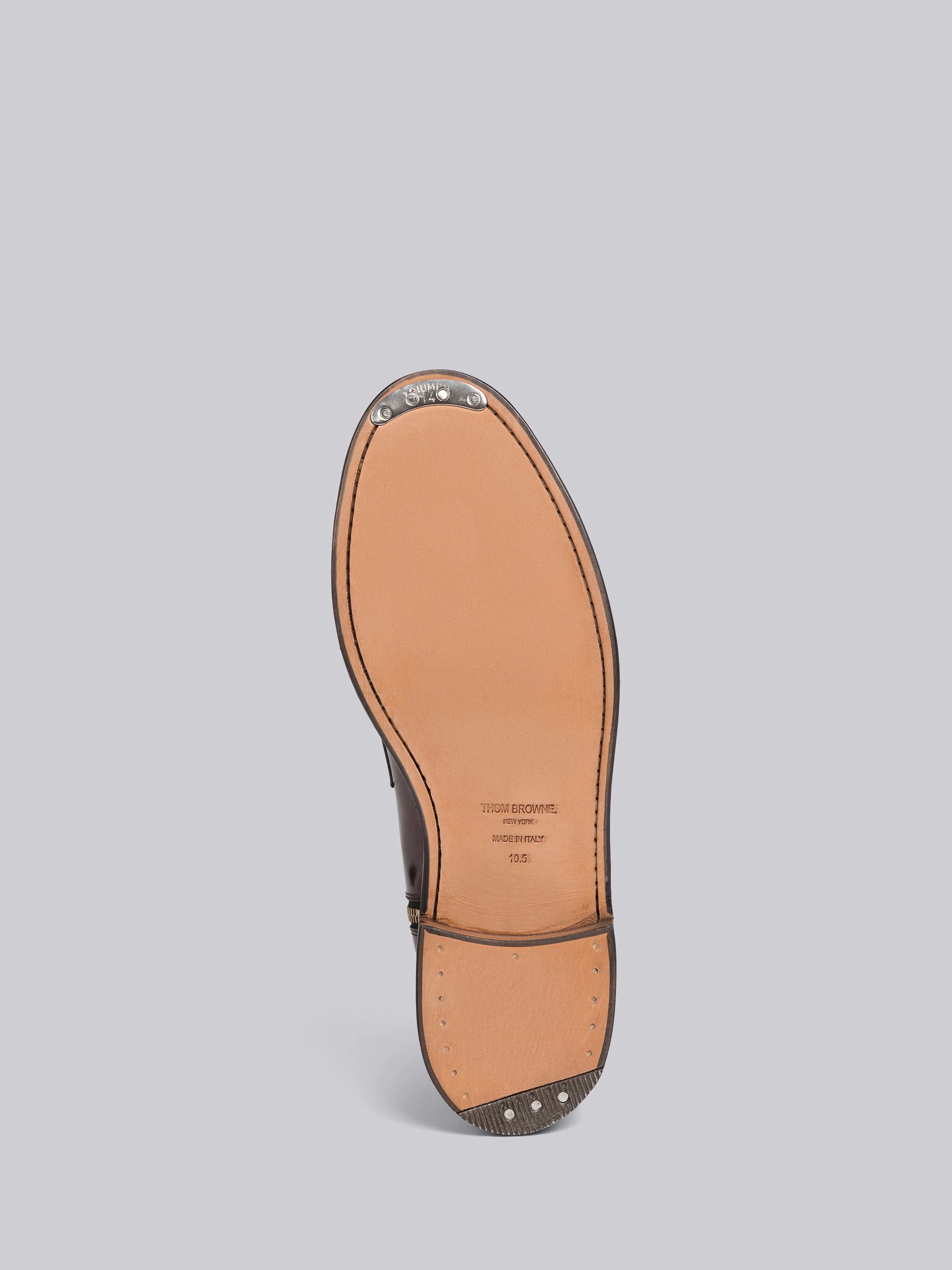 Calf Leather Penny Loafer Ankle Boot - 5