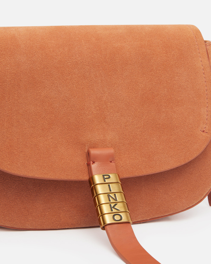 ROUNDED SUEDE SHOULDER BAG 3