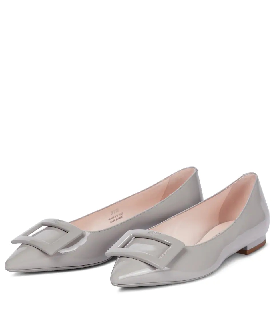 Gommettine Ball patent leather ballet flats - 5