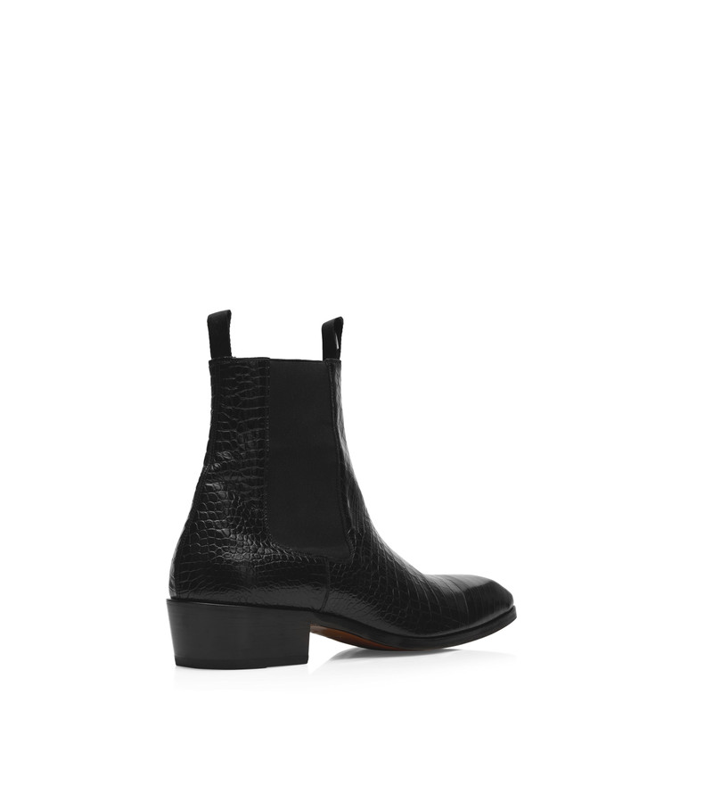PRINTED CROC BAILEY CHELSEA BOOT 3