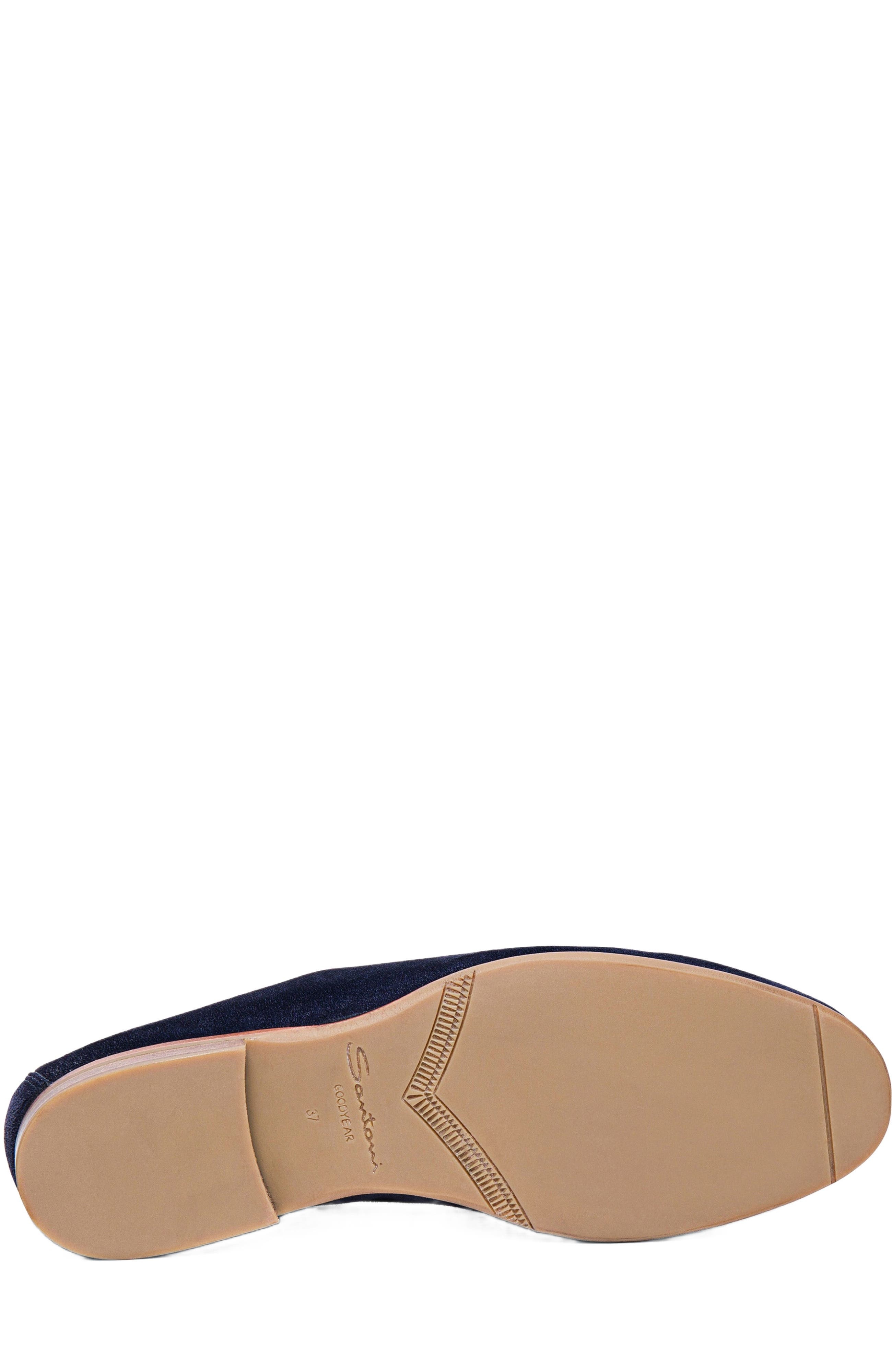Santoni Women's suede Carla loafer in Blue at Nordstrom - 4