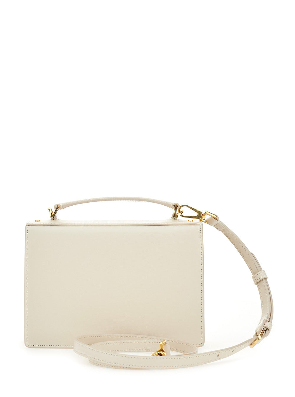 Golden Goose Women 'Venezia' White Handbag With Lettering Logo And Clasp Closure In Leather Woman - 4
