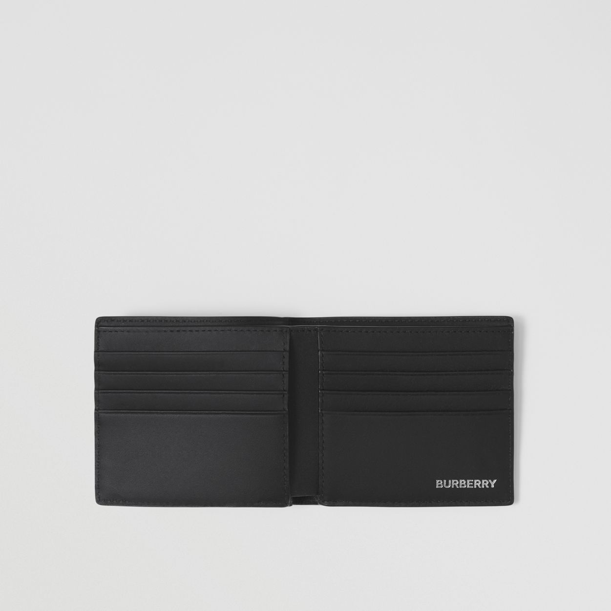 London Check and Leather International Bifold Wallet - 2