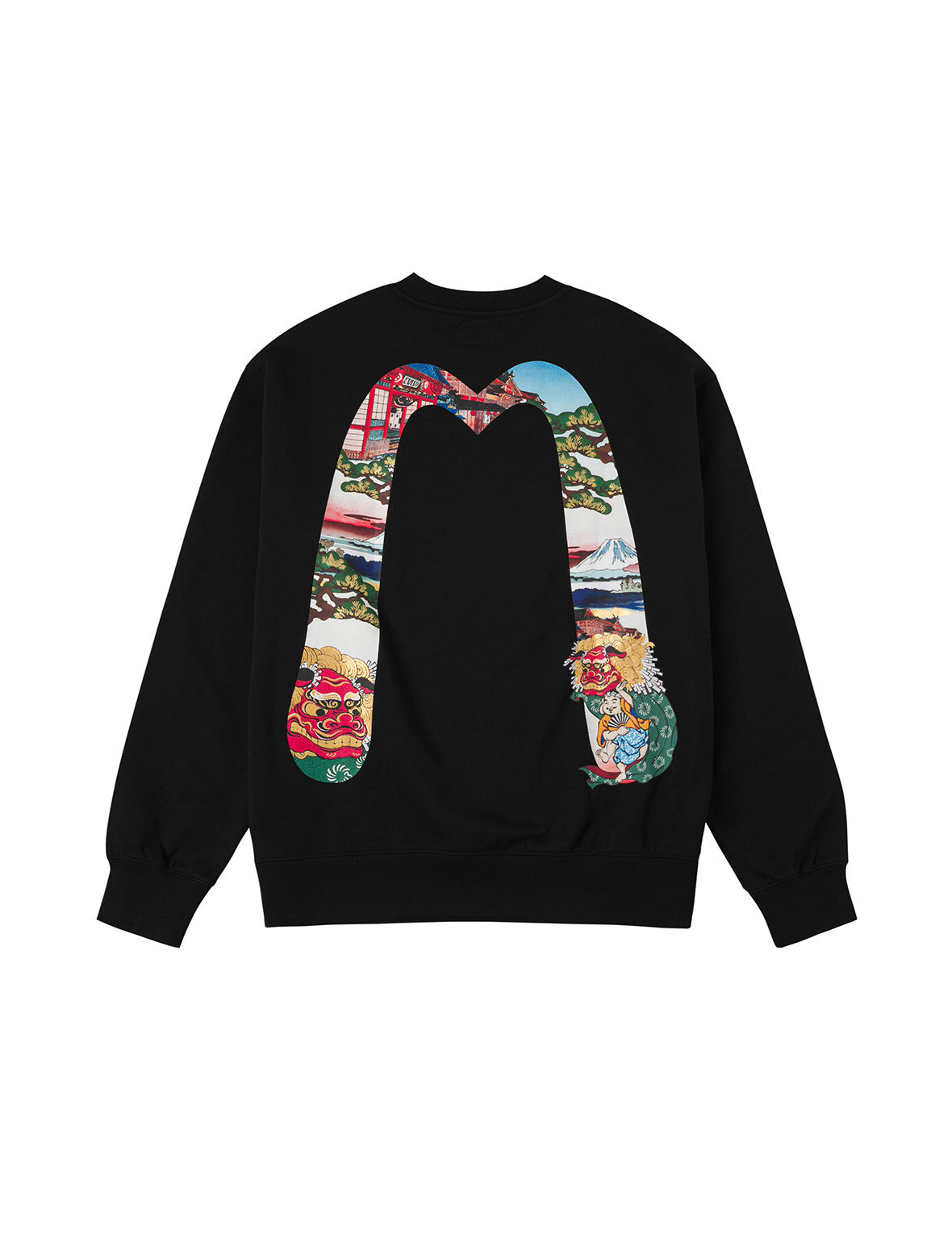 Godhead Lion Dance Daicock Print Loose Fit Sweatshirt - 2