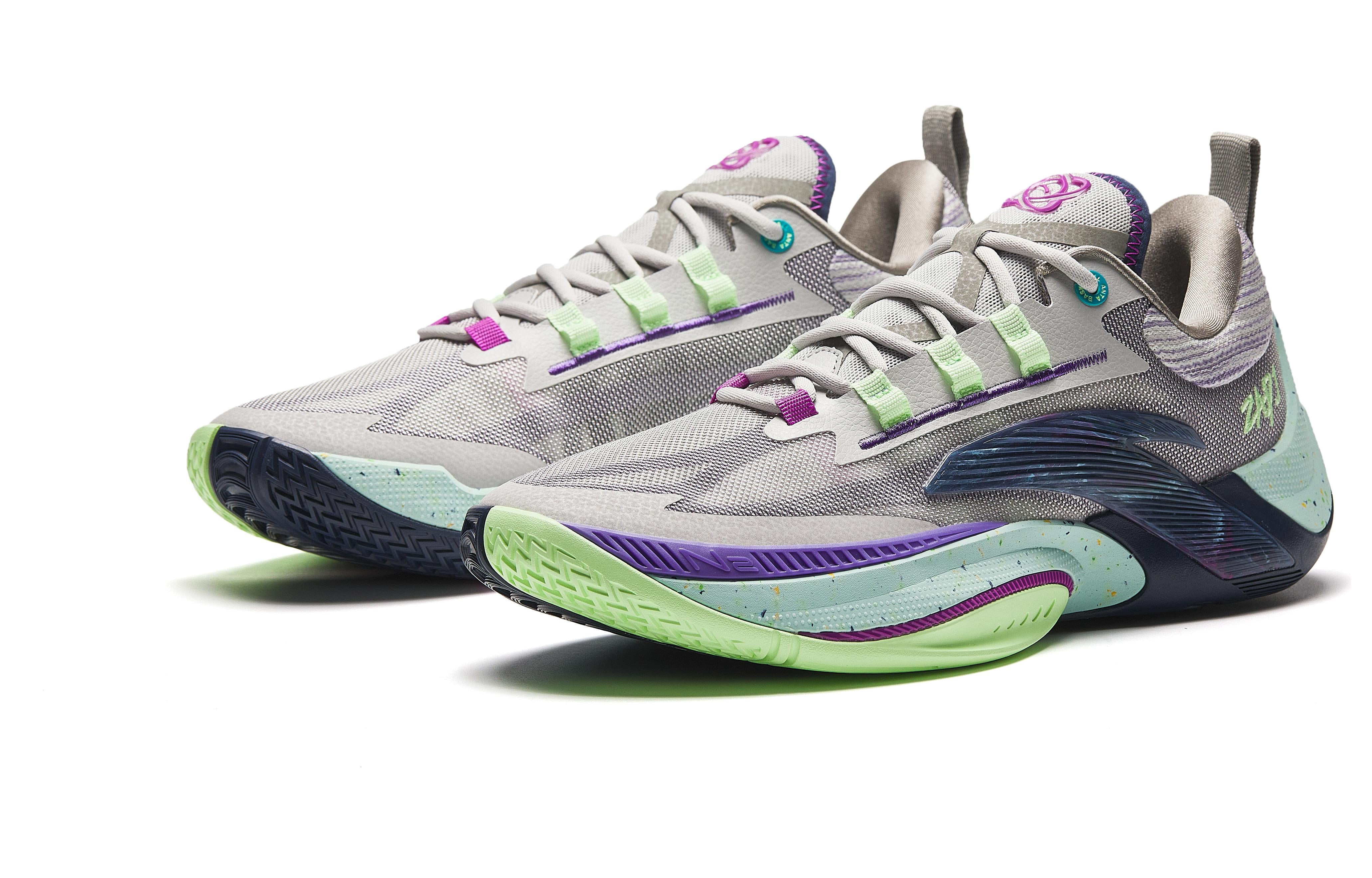 ANTA x Donte DiVincenzo Instant ZAP 1 'Grey Purple Green' 912411110Q-6 - 3