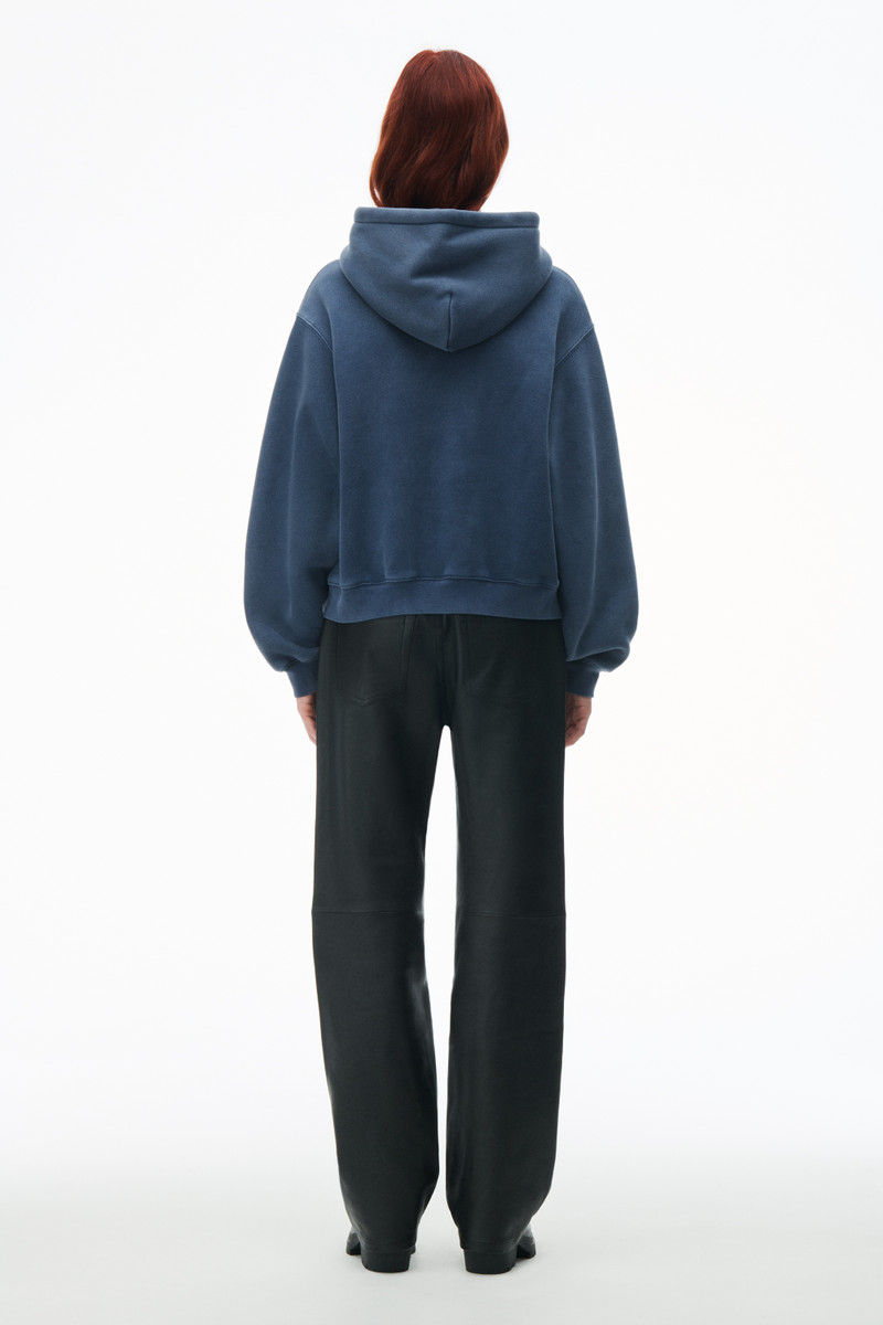 puff logo hoodie in terry 4