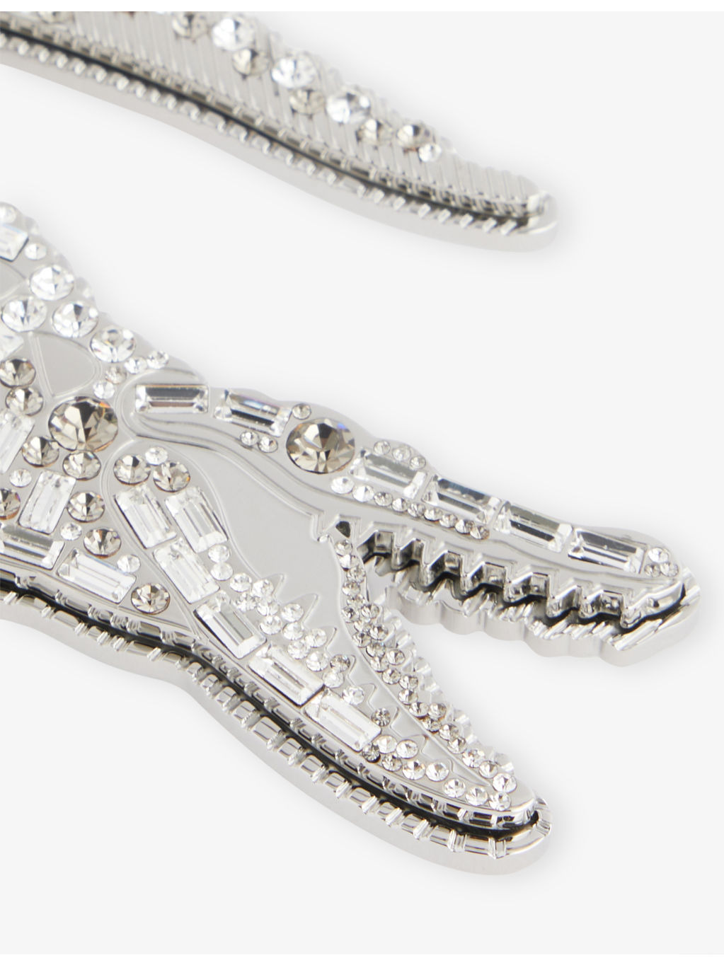 Crocodile Crystal Stainless Steel Brooch - 2