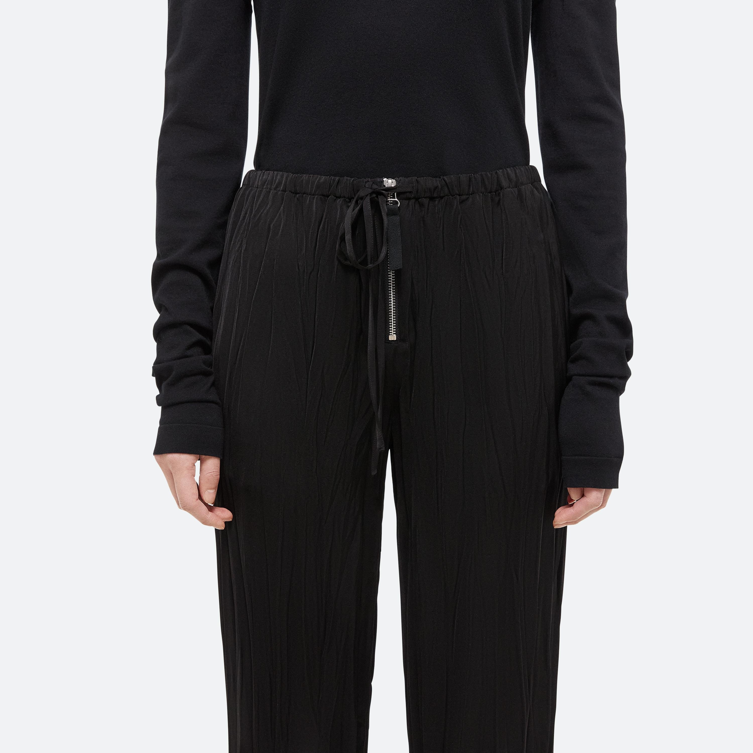 CRUSHED SATIN PANT - 6