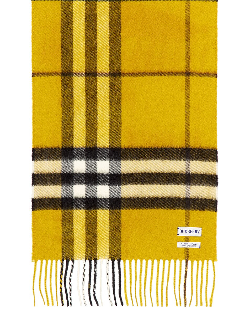 168x30 Giant Check Cashmere Scarf - 3