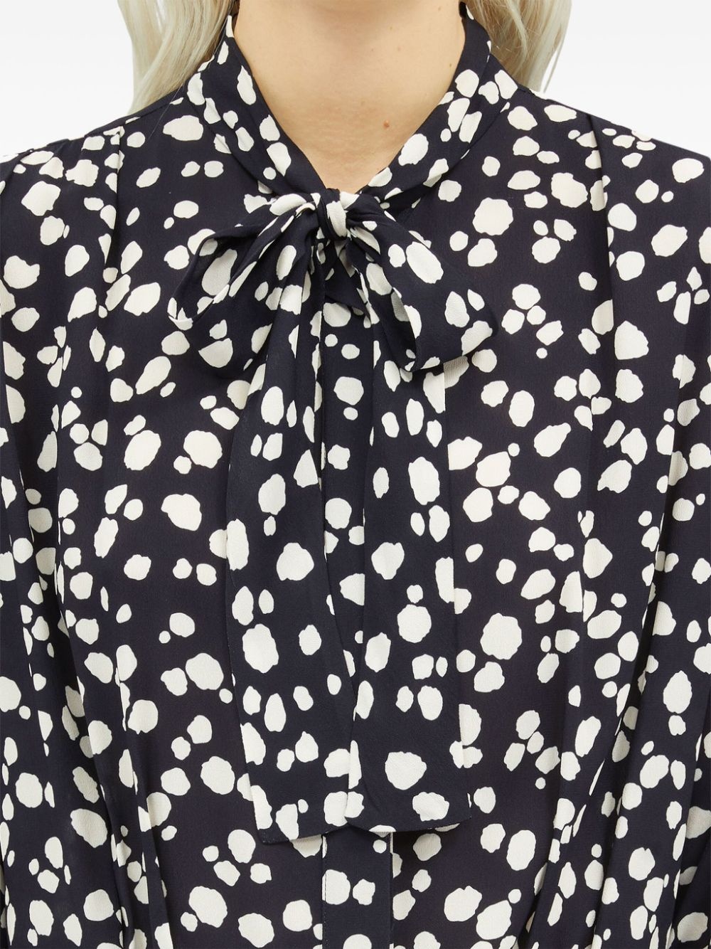 spot-print maxi dress - 5