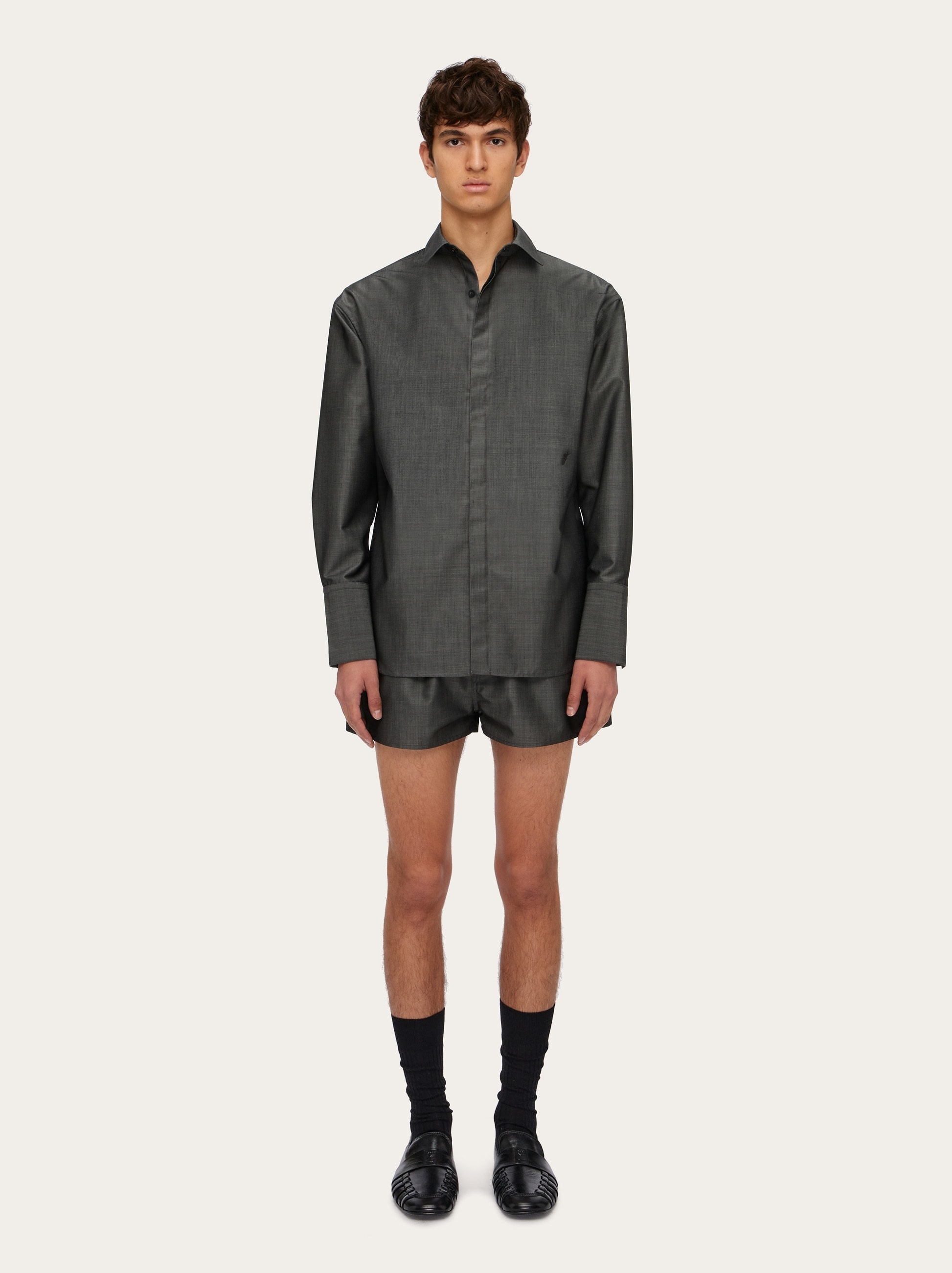 Silk and mohair shirt - 7