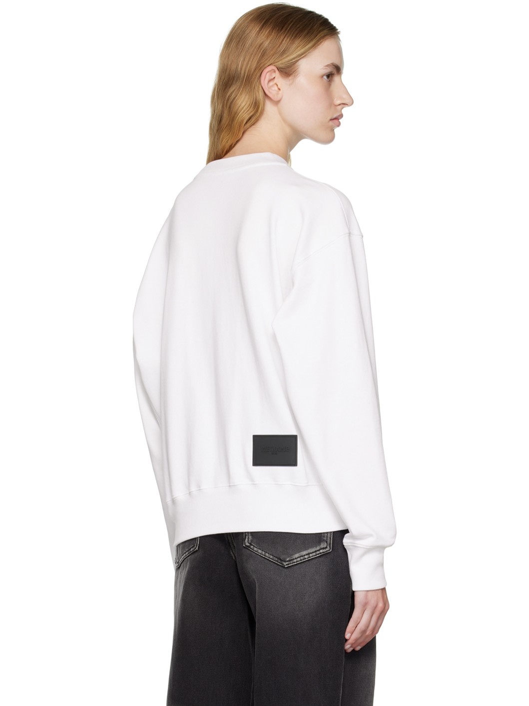 White Rainbow Symbol Sweatshirt - 3