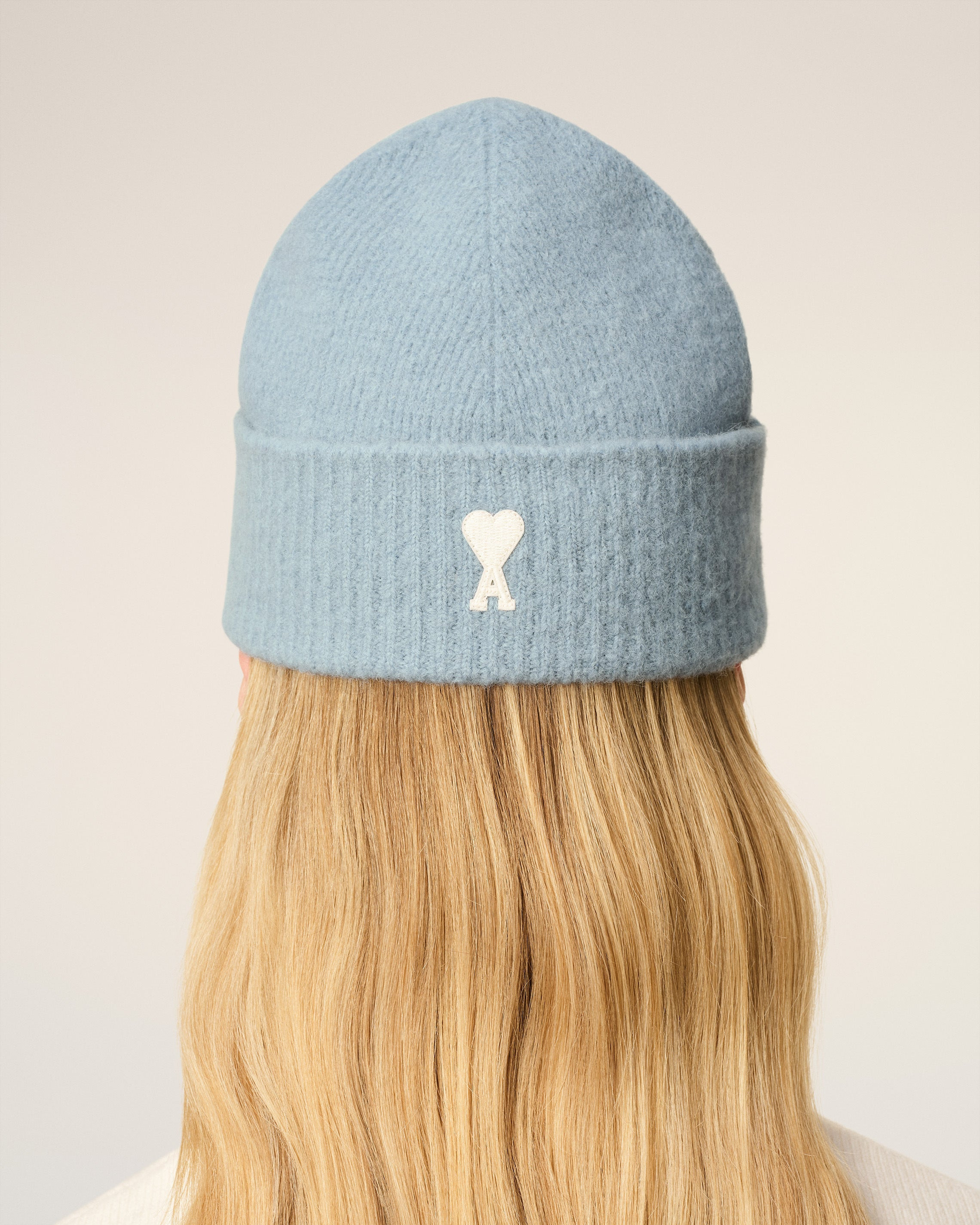 BLUE ALPACA STRIPED AMI DE COEUR BEANIE - 6