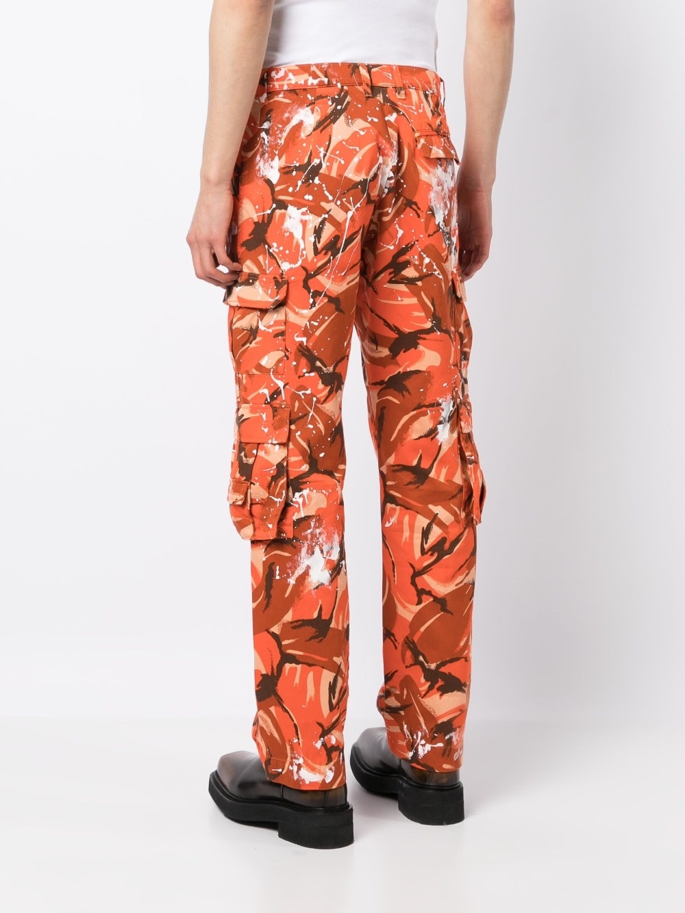 camouflage-print cargo pants - 4