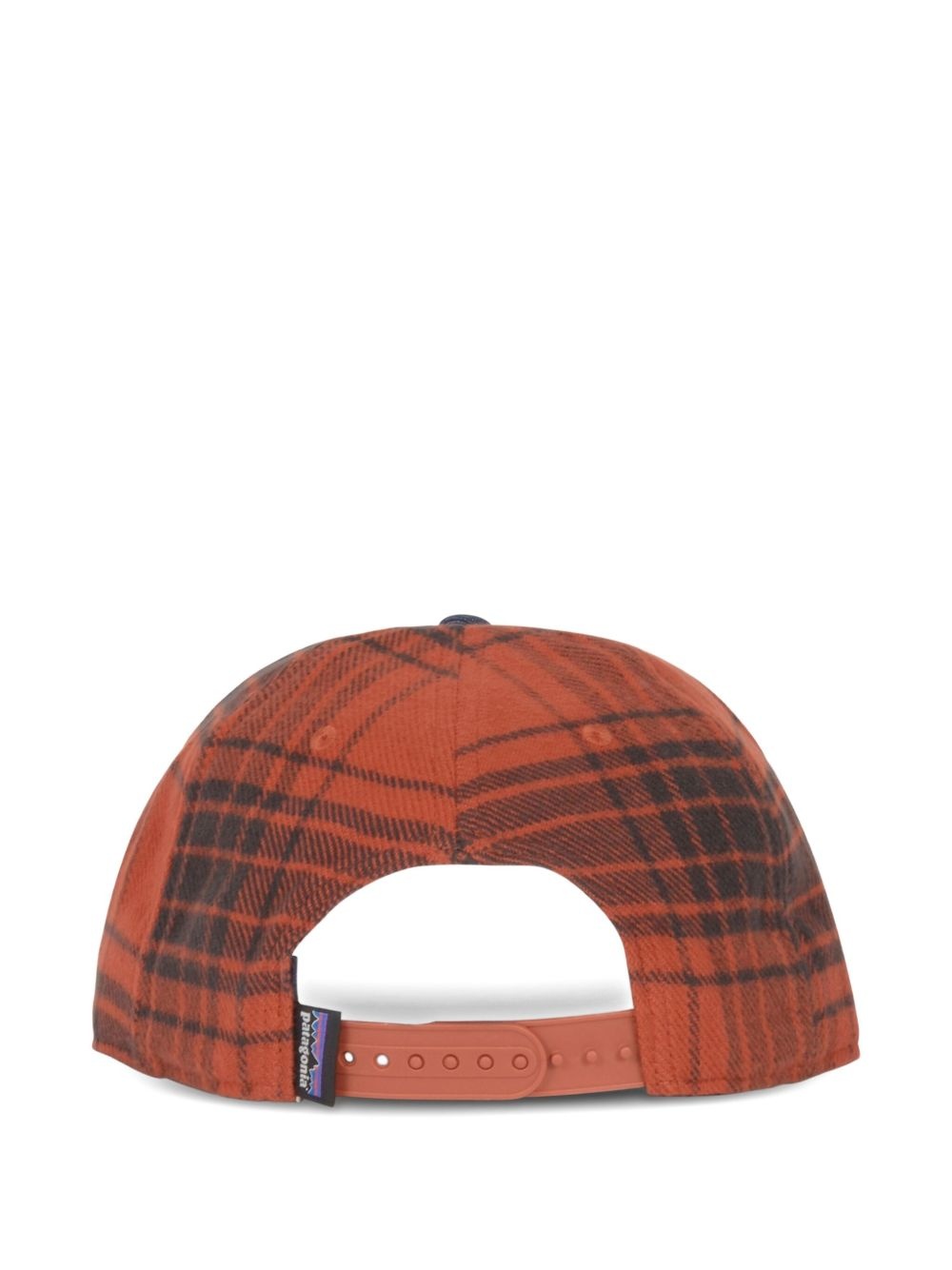 Range plaid-pattern denim-peak cap - 2