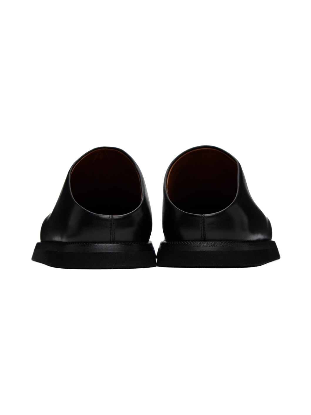 Black Sabot Loafers - 2