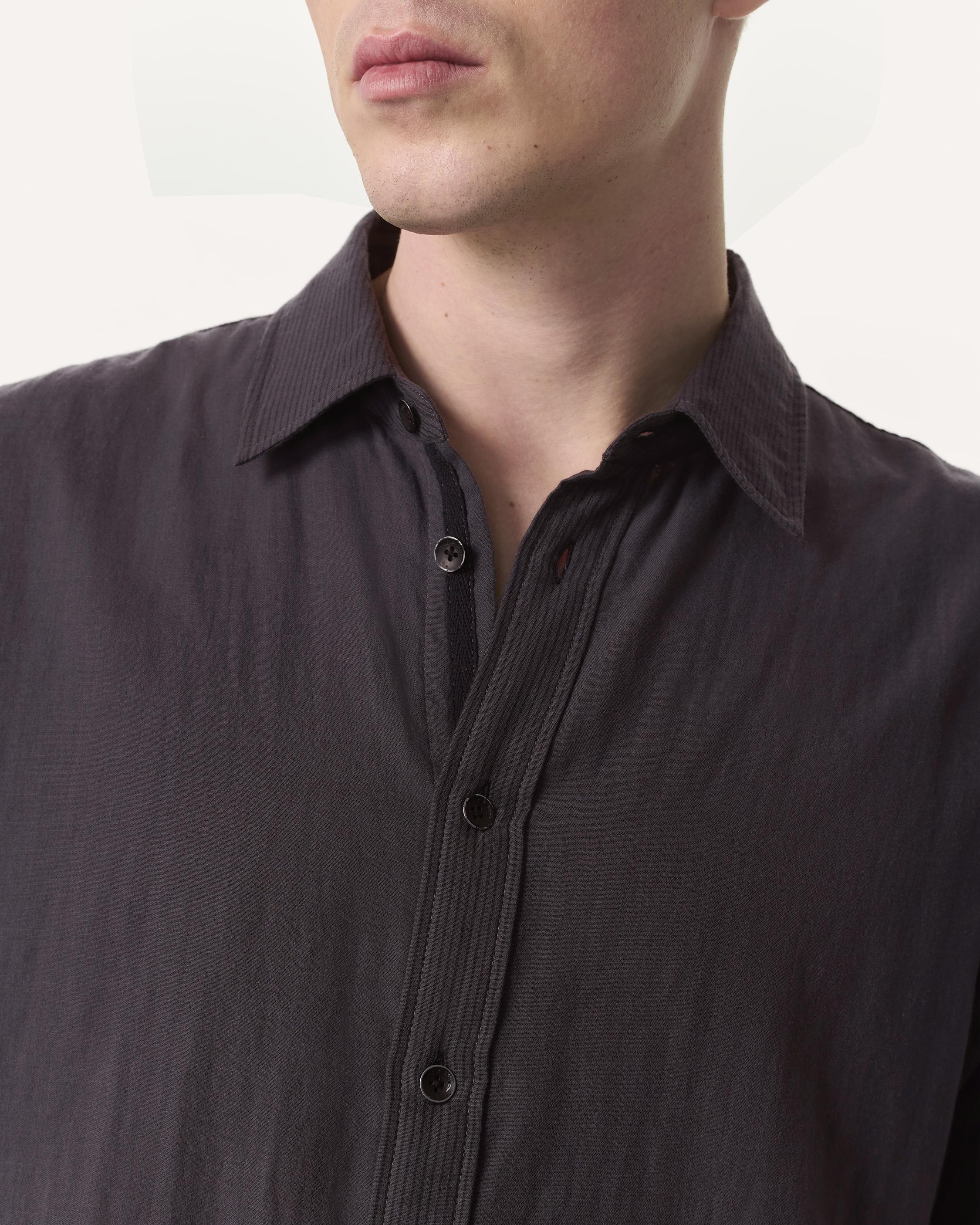 Finch Striped Cotton Gauze Shirt - 3