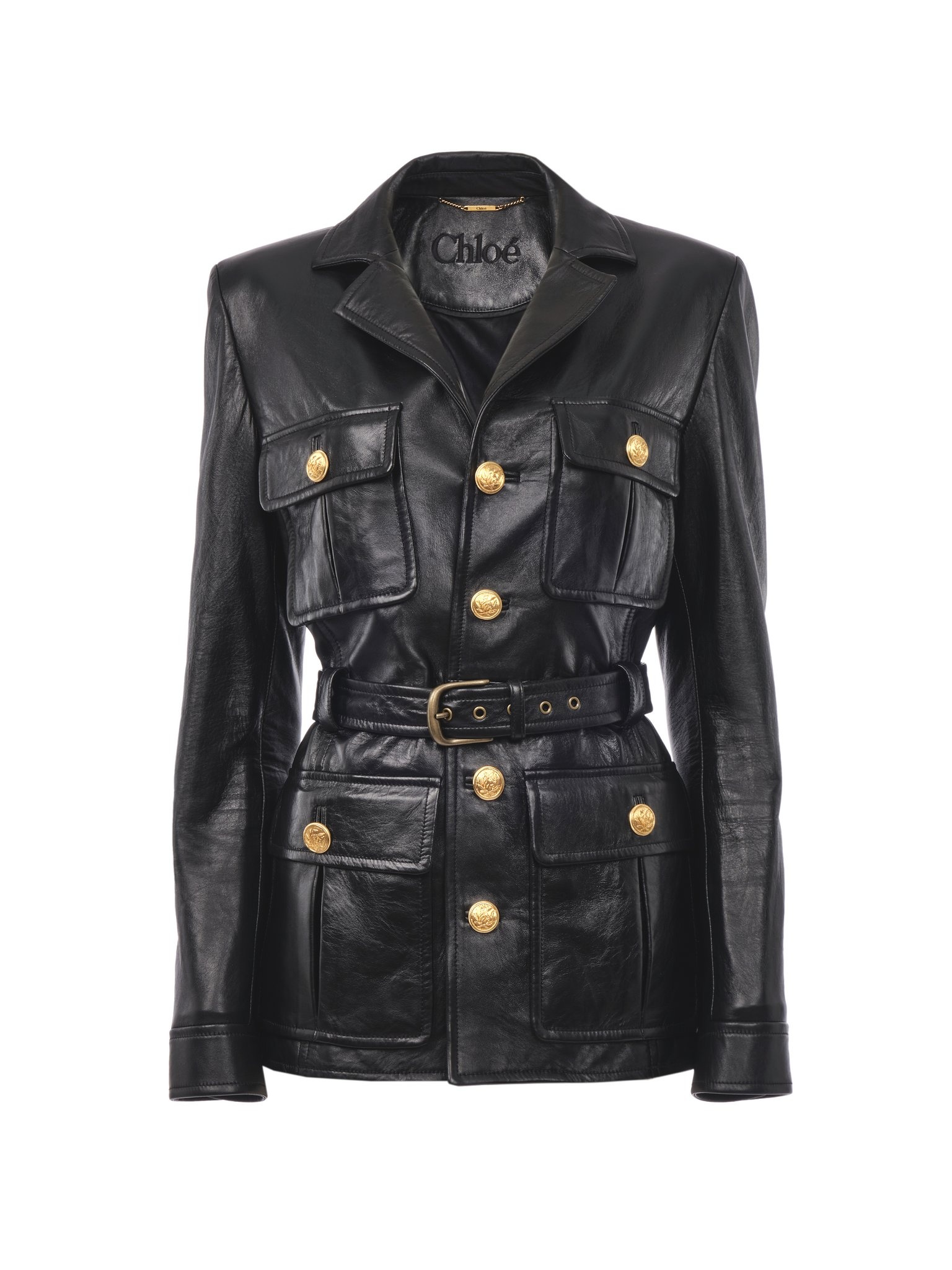 UTILITARIAN JACKET IN LEATHER - 1