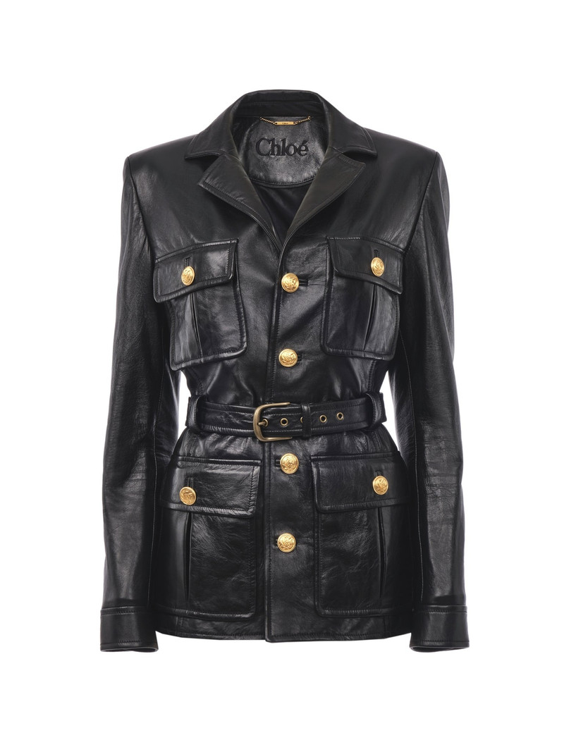 UTILITARIAN JACKET IN LEATHER 1