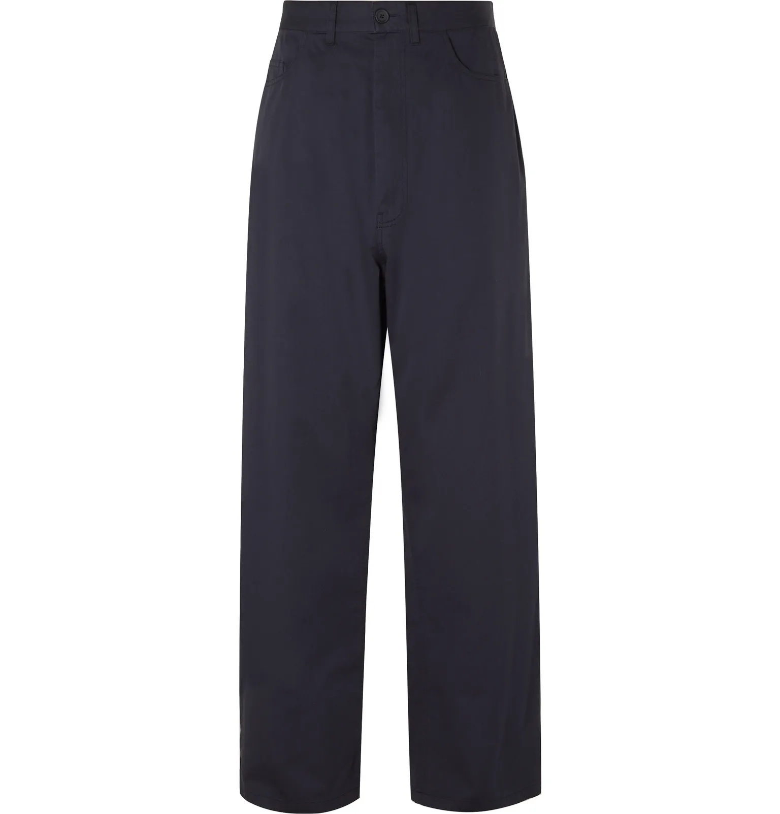 Cotton-Twill Trousers - 1