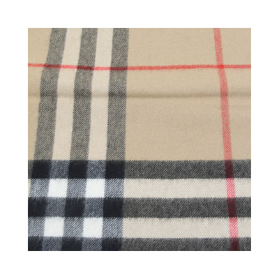 Burberry BEIGE CHECK WOOL SCARF outlook