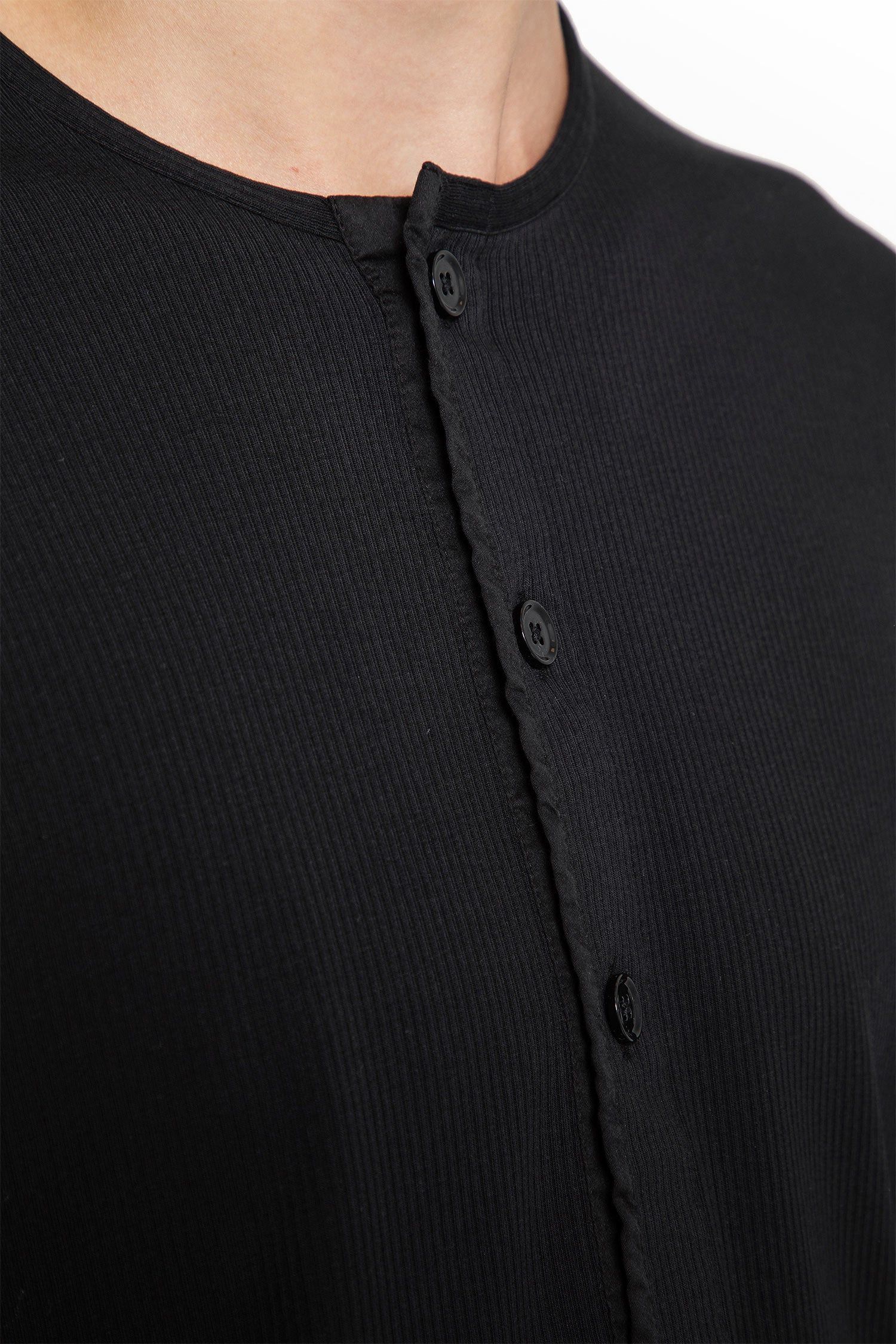 Cotton-Stretch-Rib-Henley-T-Shirt - 4