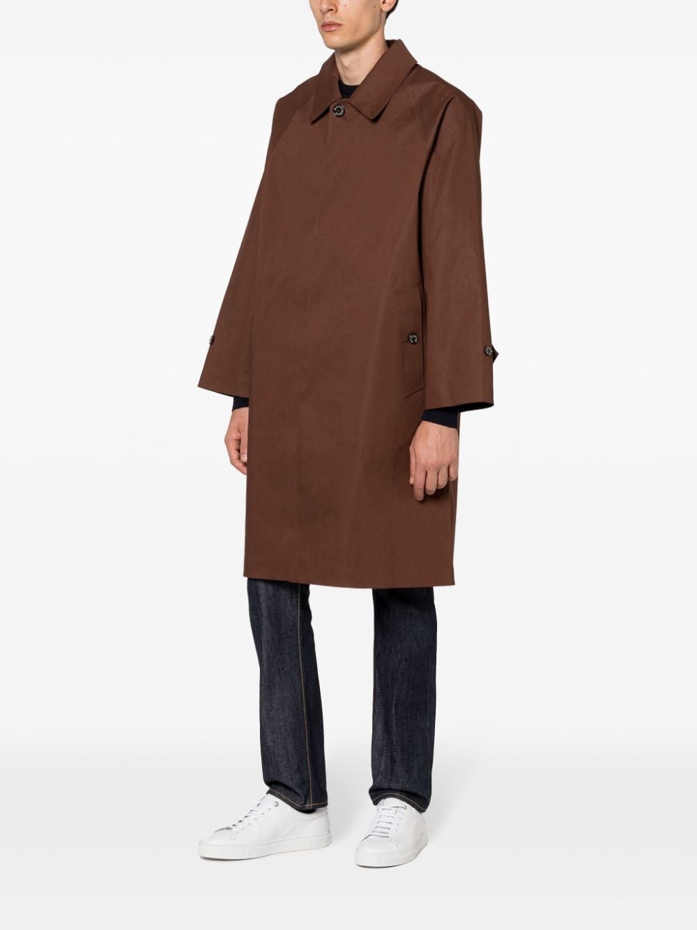 Lauder single-breasted coat - 2