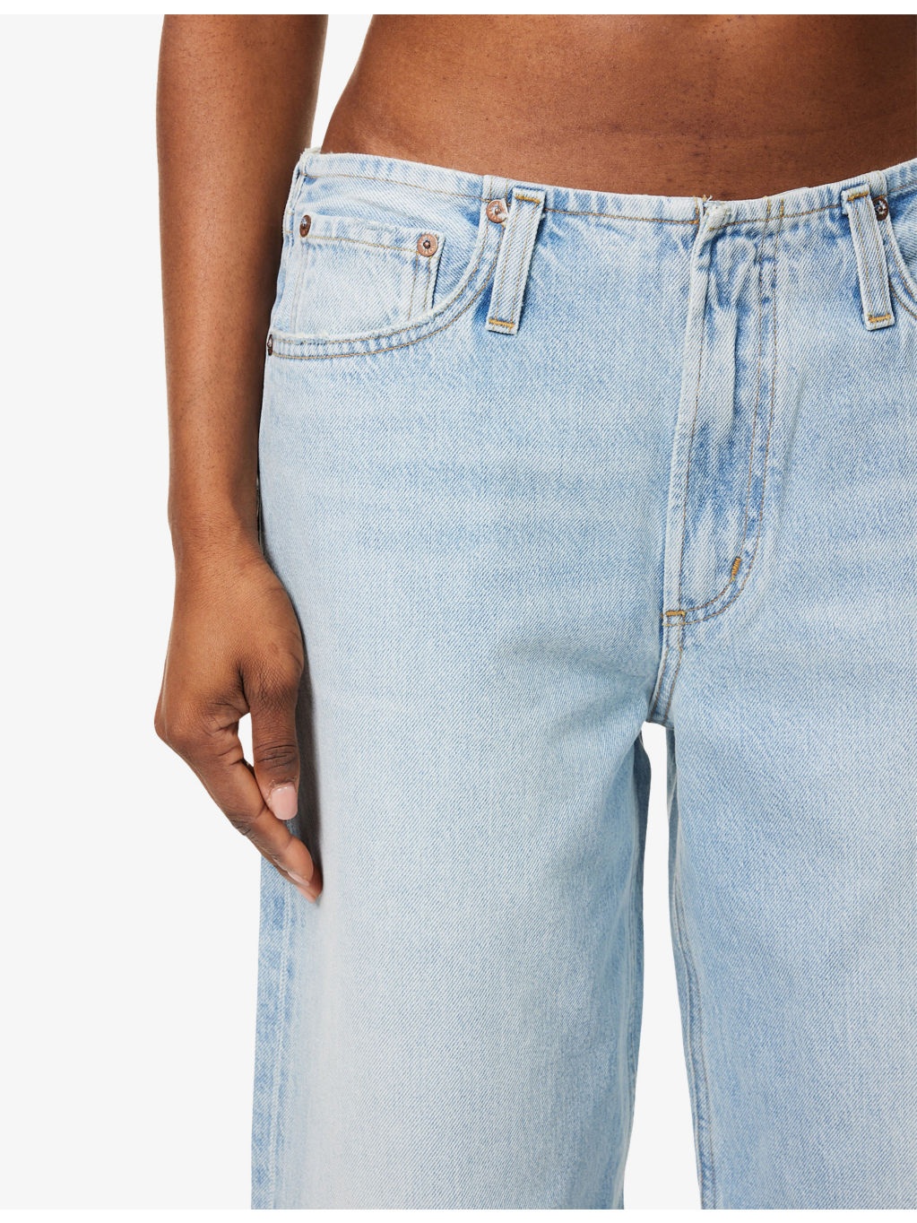 Lex Wide-Leg Denim Jeans - 5
