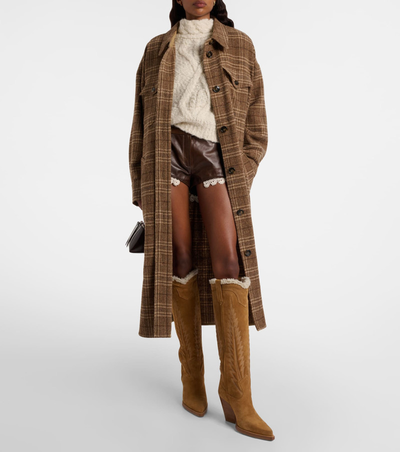 PARIS TEXAS Winter El Dorado suede cowboy boots outlook