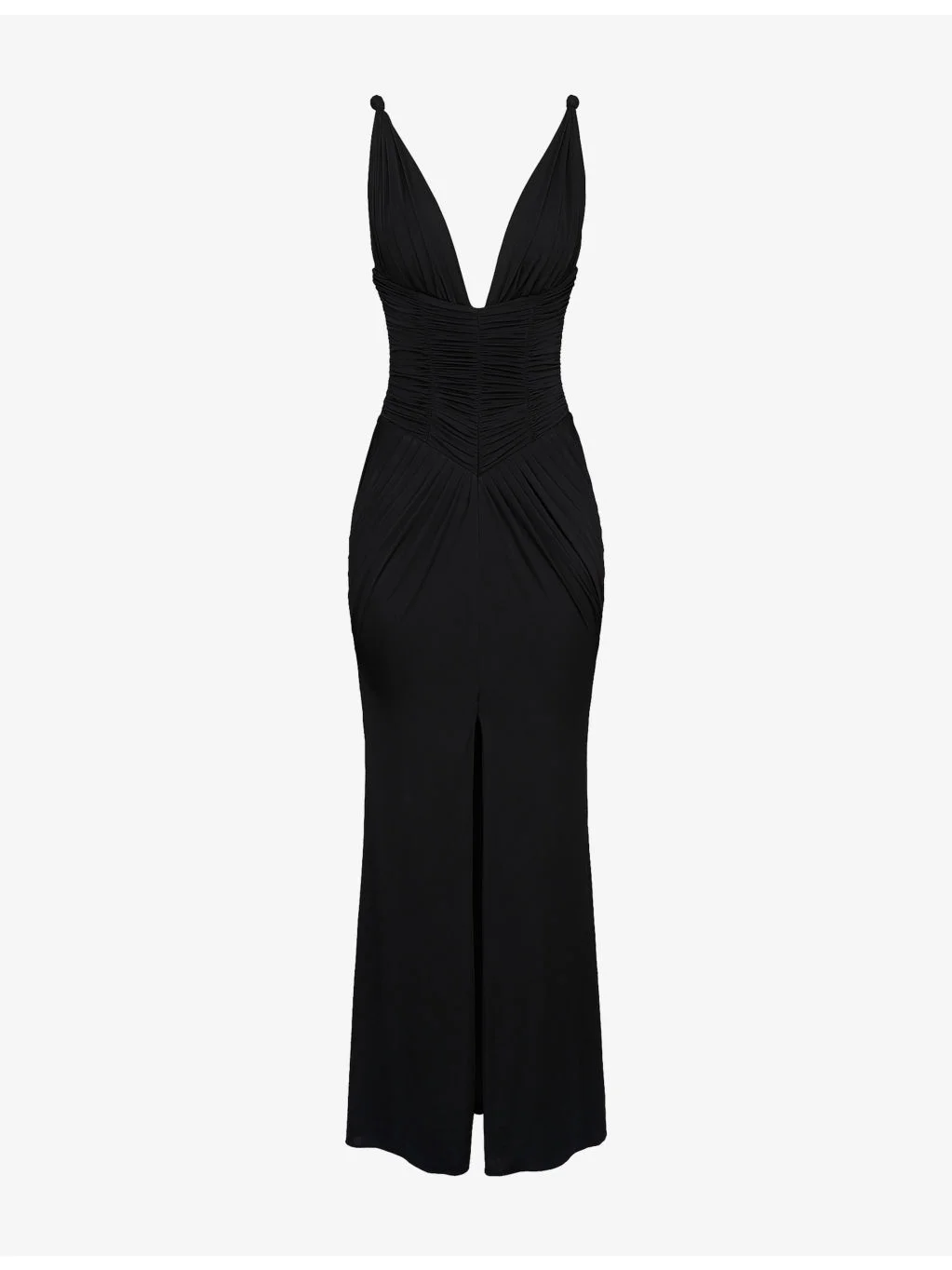 Tabitha Front-Split Stretch-Woven Maxi Dress - 1