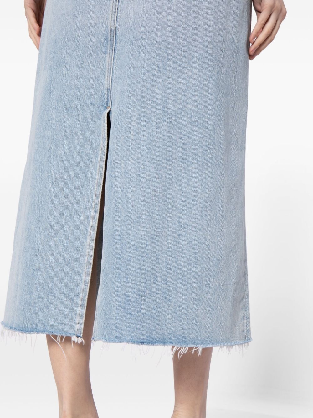 Della high-rise denim skirt - 5