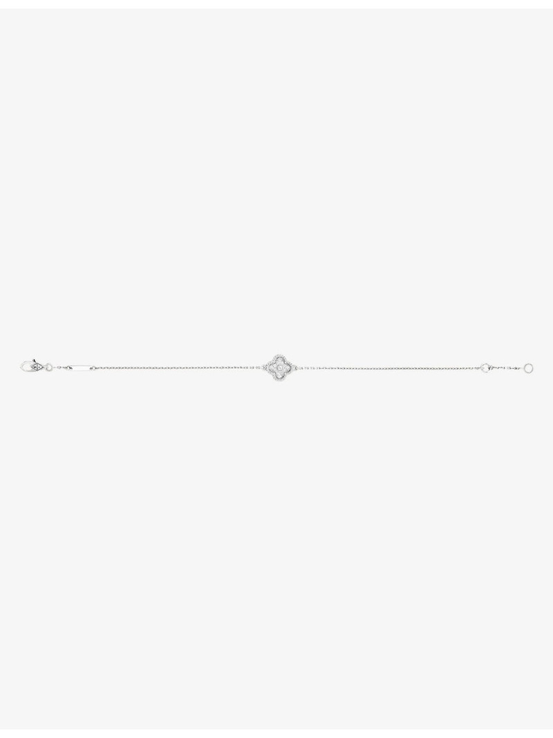 Van Cleef & Arpels Sweet Alhambra white-gold and 0.08ct diamond bracelet outlook