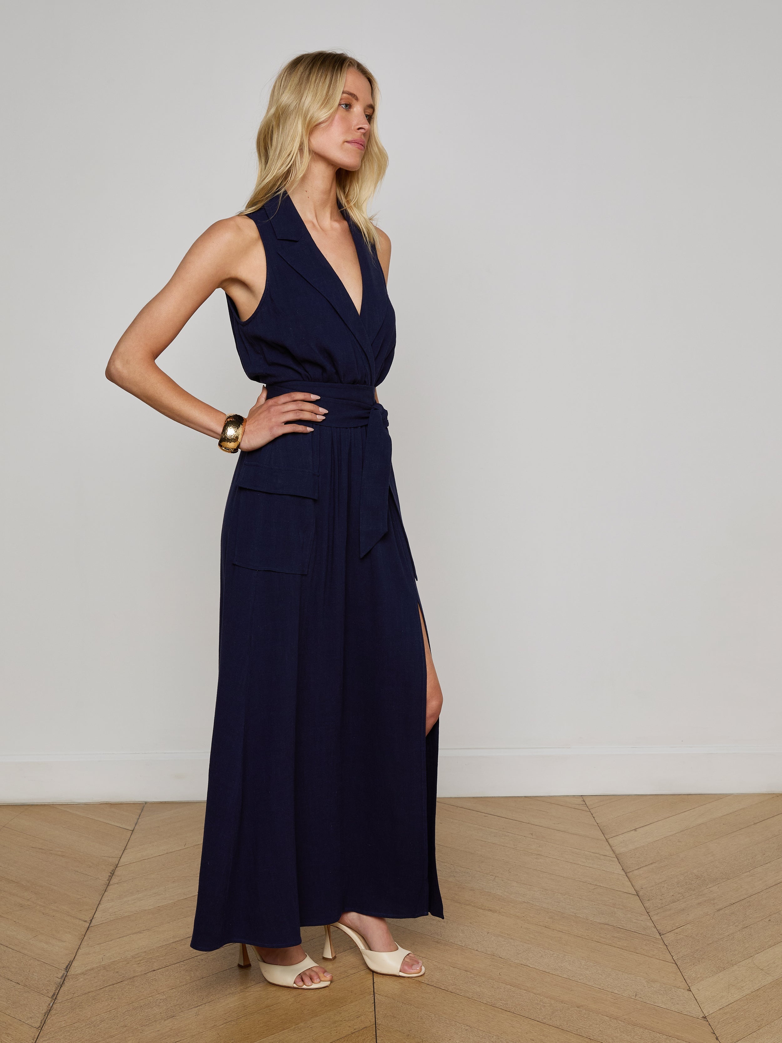 Mayer Linen-Blend Maxi Dress - 4