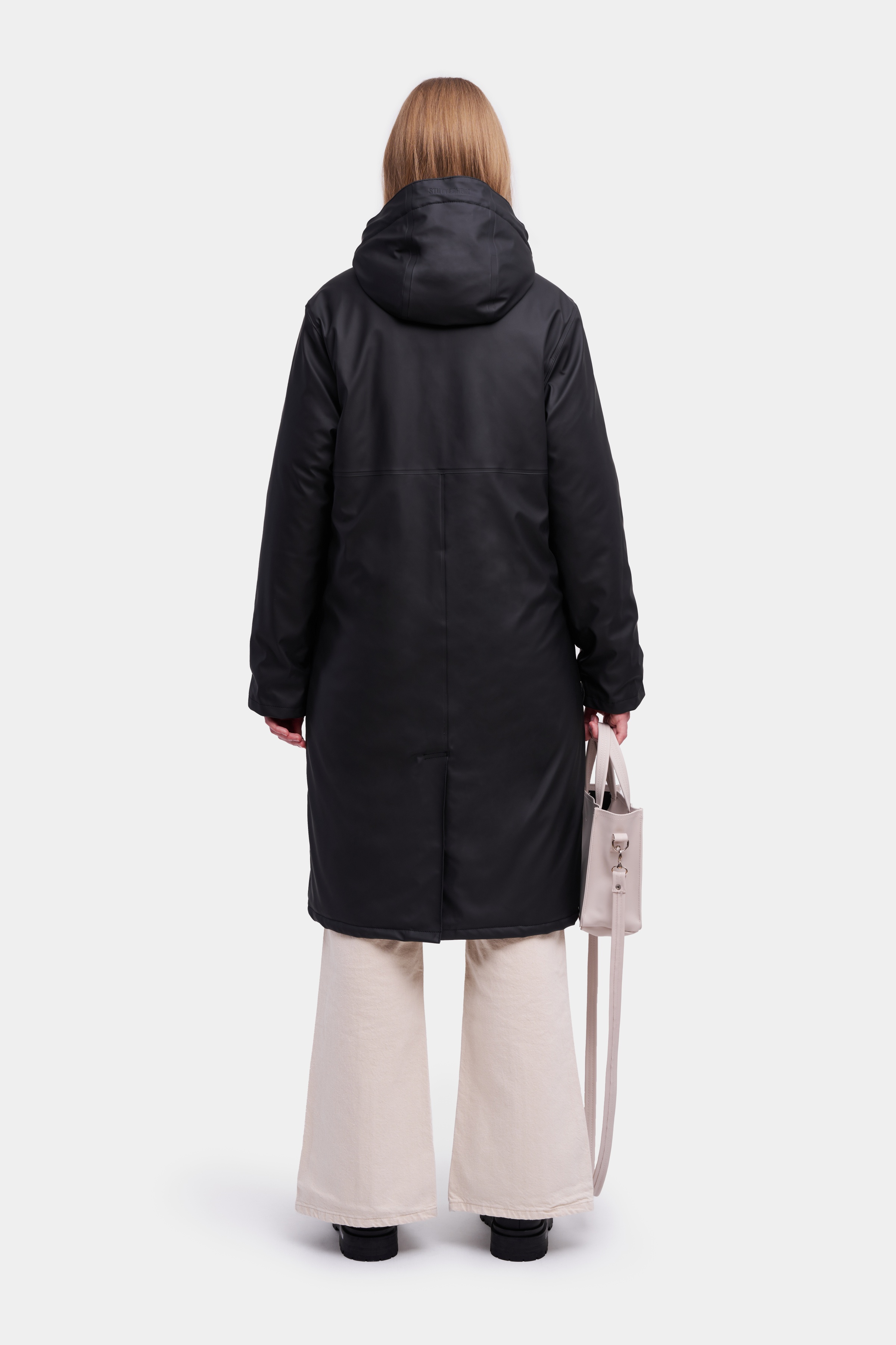 Stockholm Long Winter Jacket Black - 4