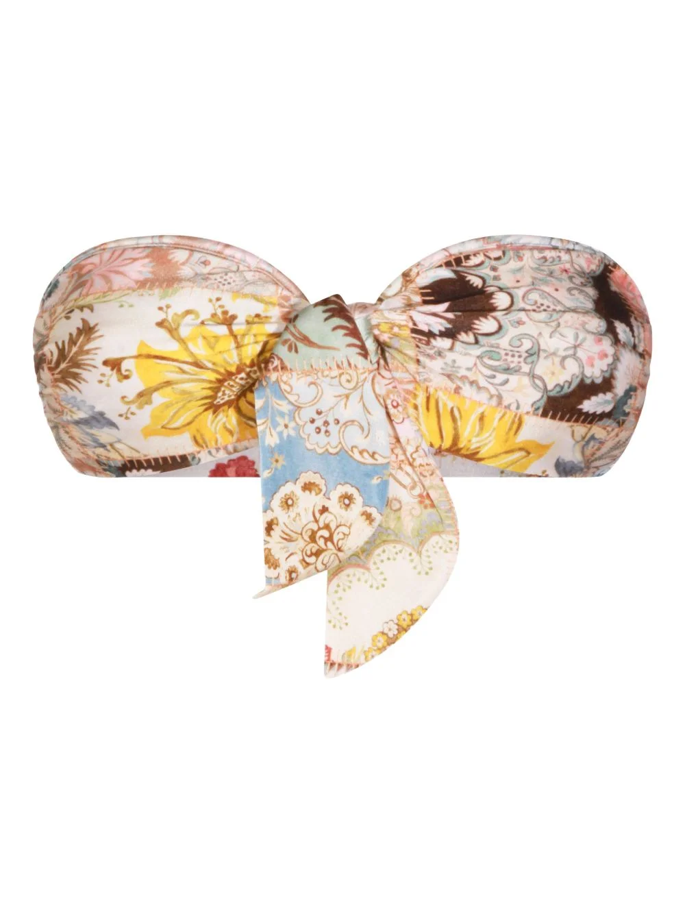 Daylight fixed-knot bikini top - 1