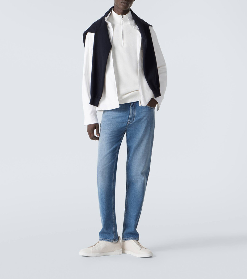 ZEGNA High-rise straight jeans outlook