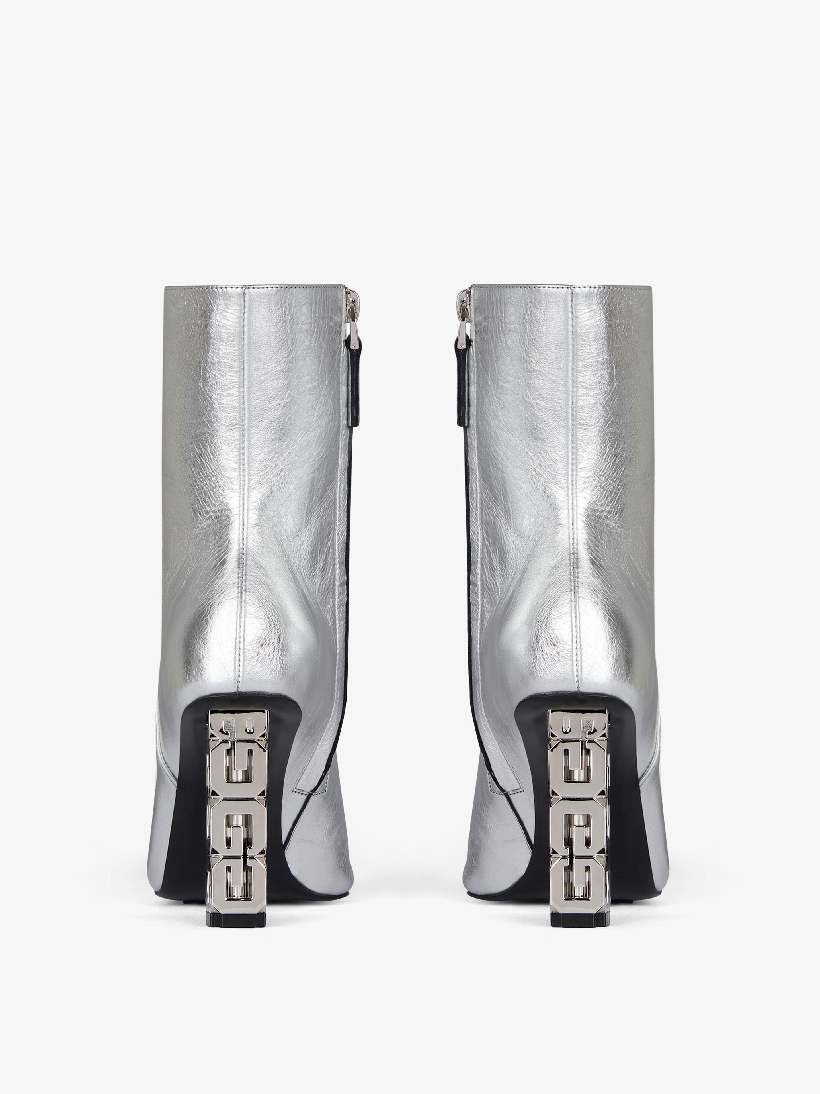 G CUBE ANKLE BOOT IN LEATHER - 5