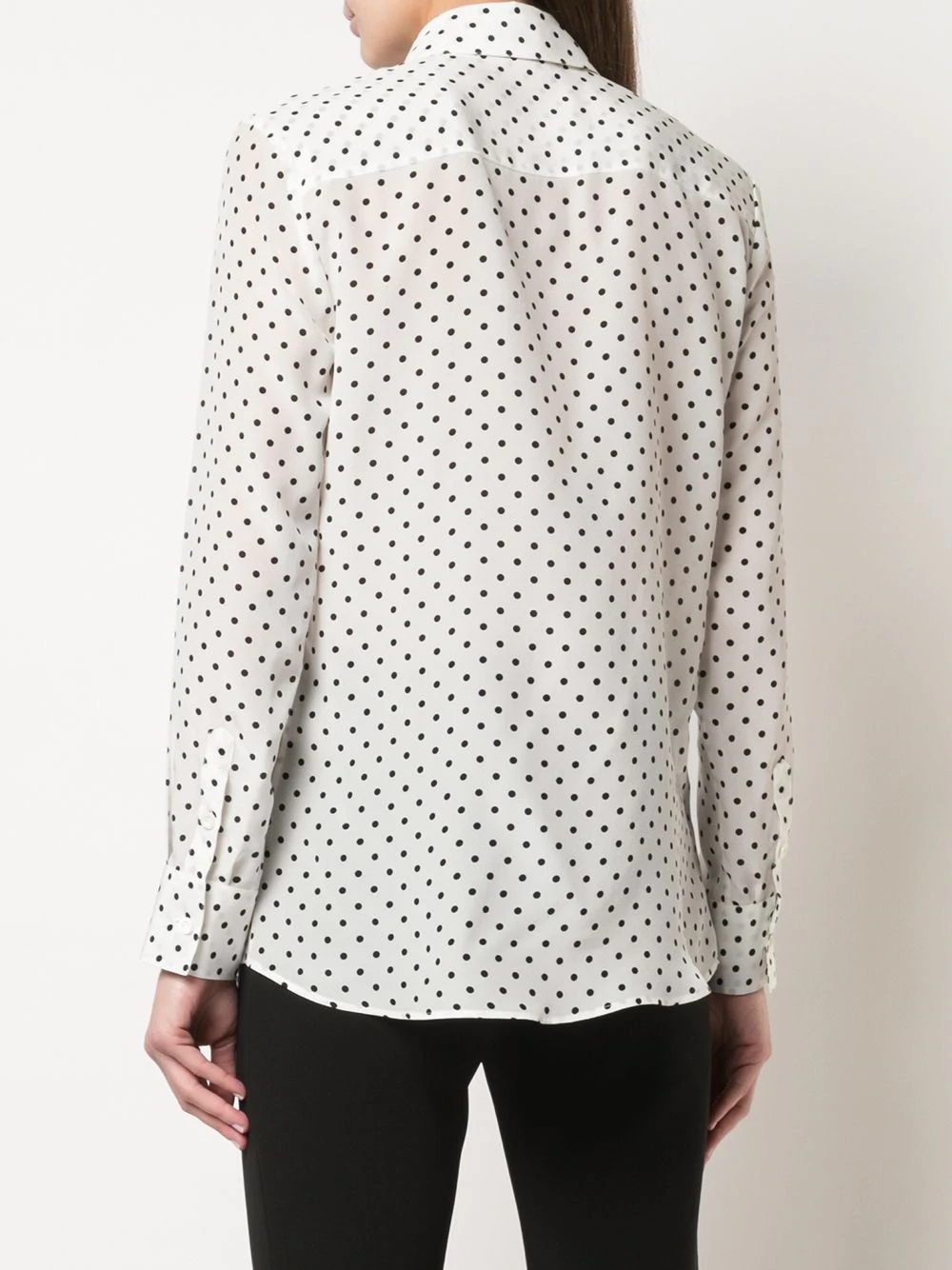 polka dot button up shirt - 4