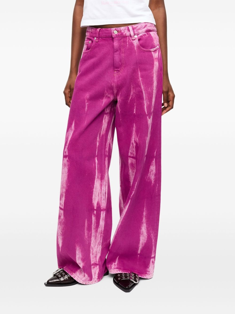 tie-dye jeans - 4