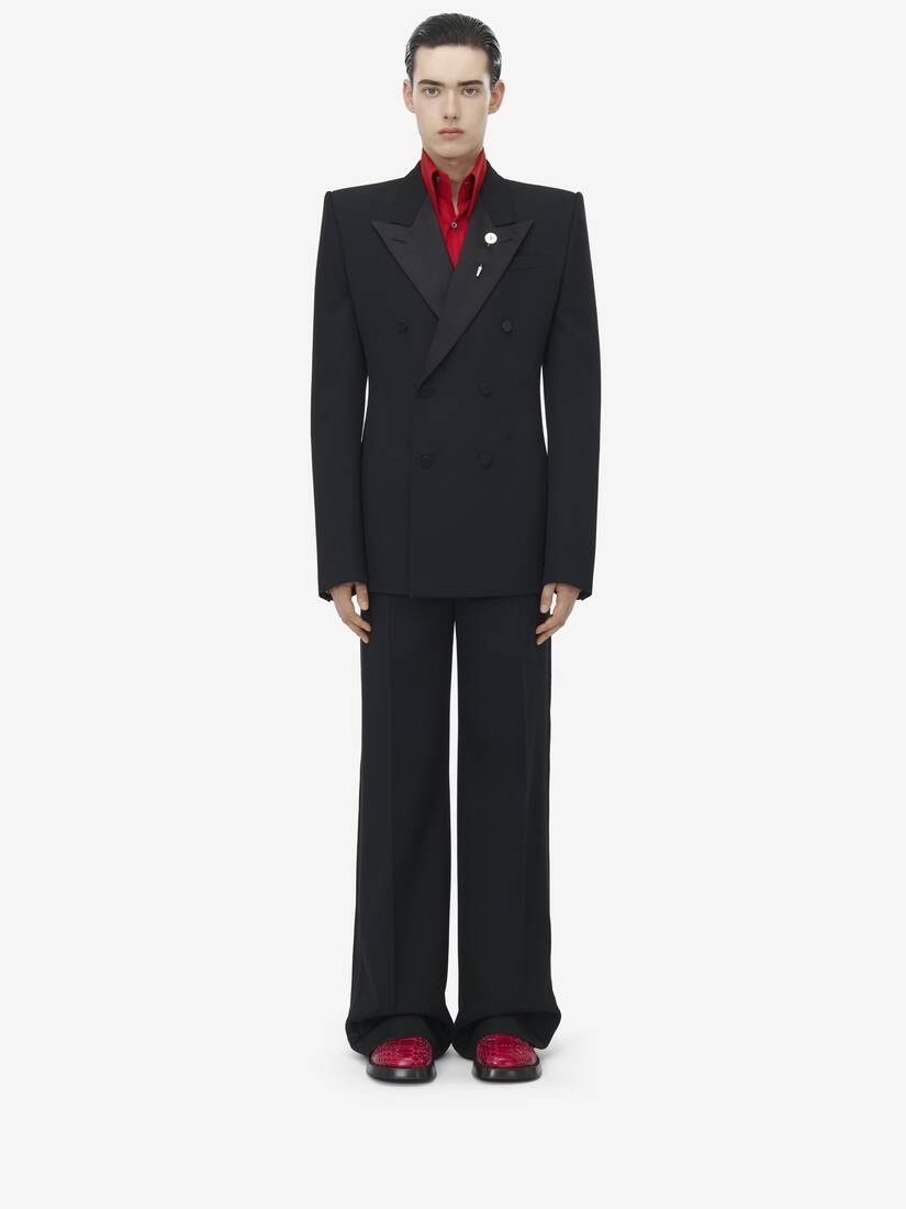 Double-breasted Tuxedo Jacket - 3