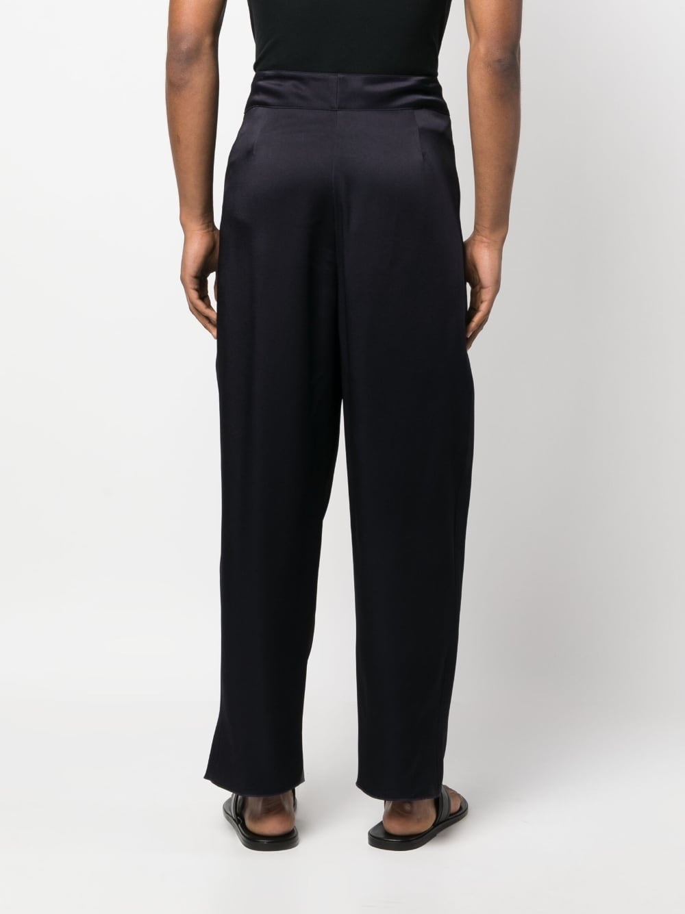 silk tailored trousers - 4