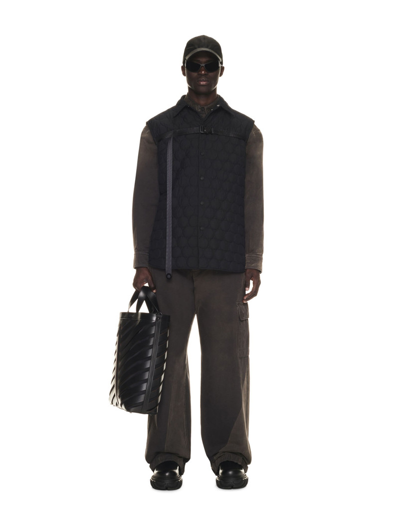 Off-White Patch Arr Buckleup Quilt Ves Black No Co outlook