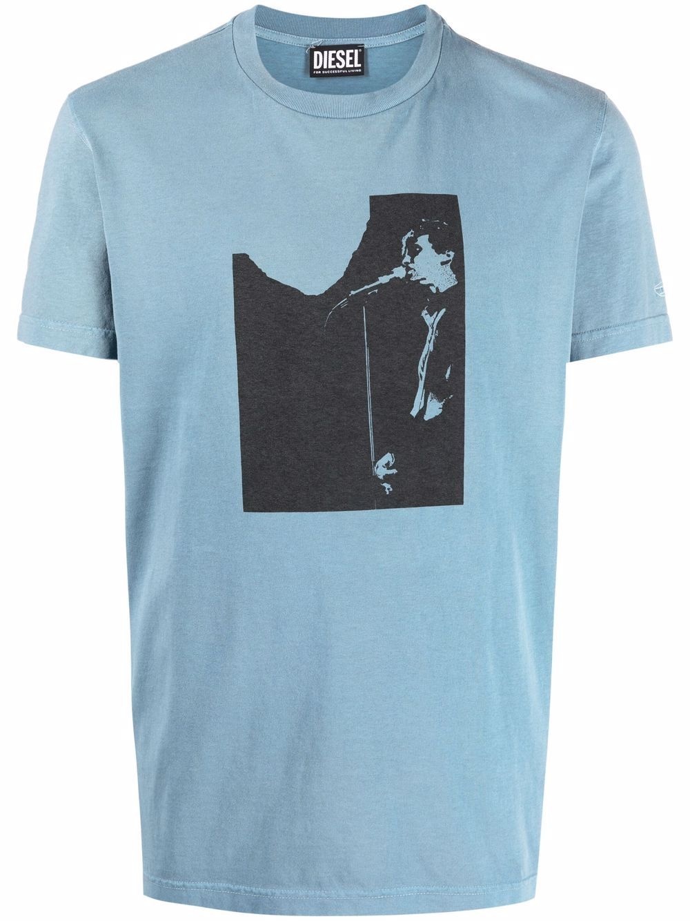photograph-print cotton T-shirt - 1
